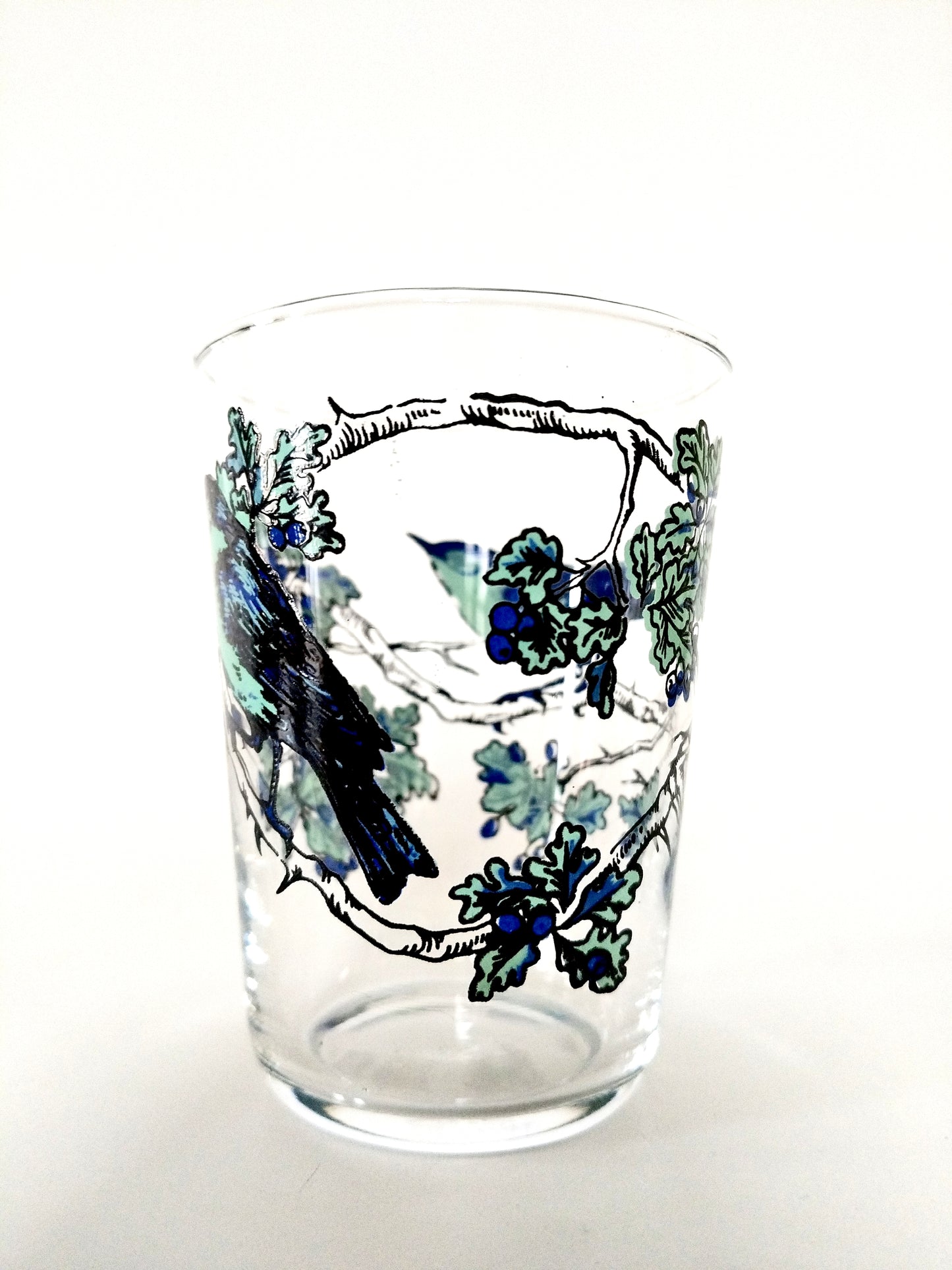 Petits verres à eau décor oiseaux - cetaitmieuxavant