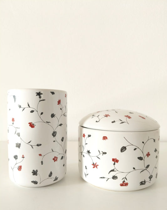 Ensemble de salle de bain/ boîte et verre en porcelaine Ikea Boasjo 2017 - cetaitmieuxavant