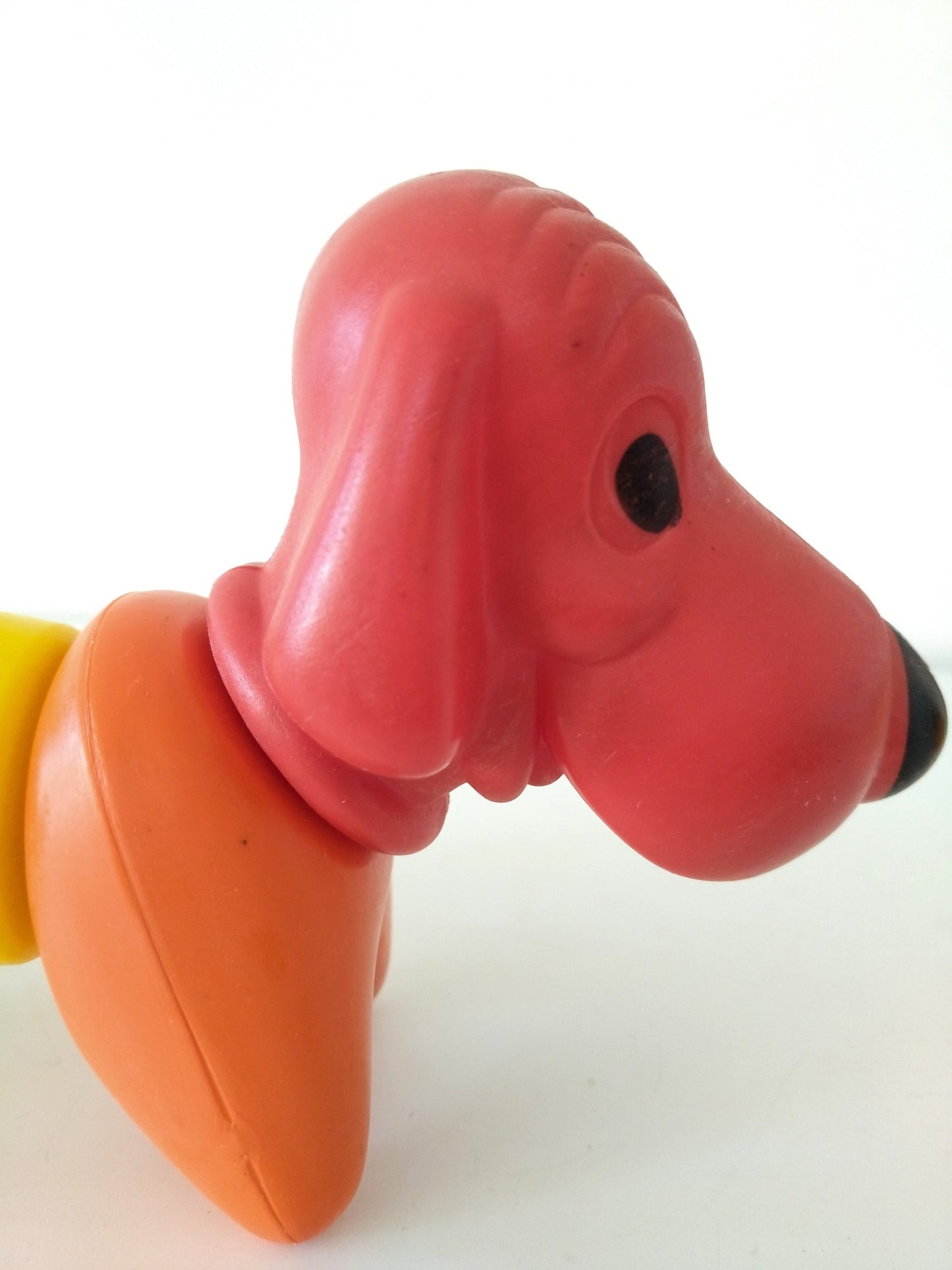 Jouet/ puzzle/ chien à emboîter en plastique Tupperware Toy