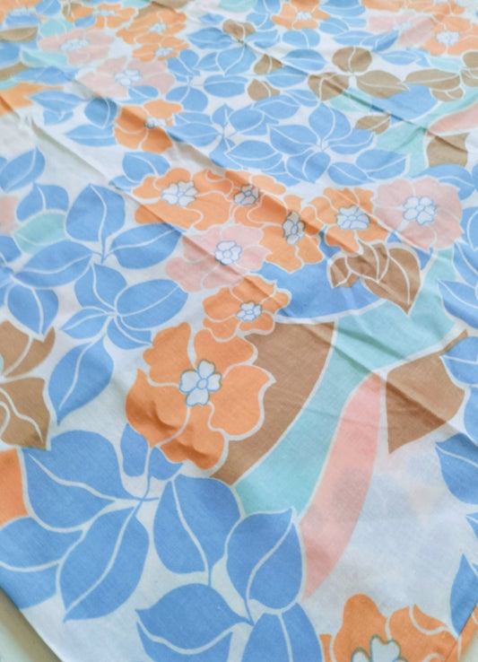 Taie d'oreiller flower power en coton - cetaitmieuxavant