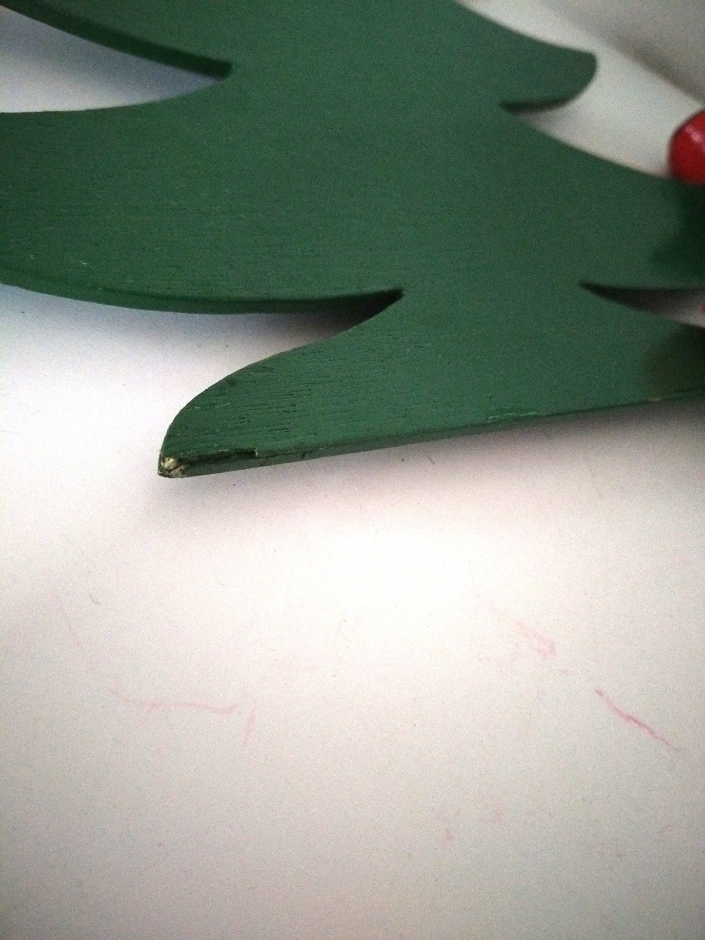 Bougeoir de Noël sapin en bois handmade Sri Lanka