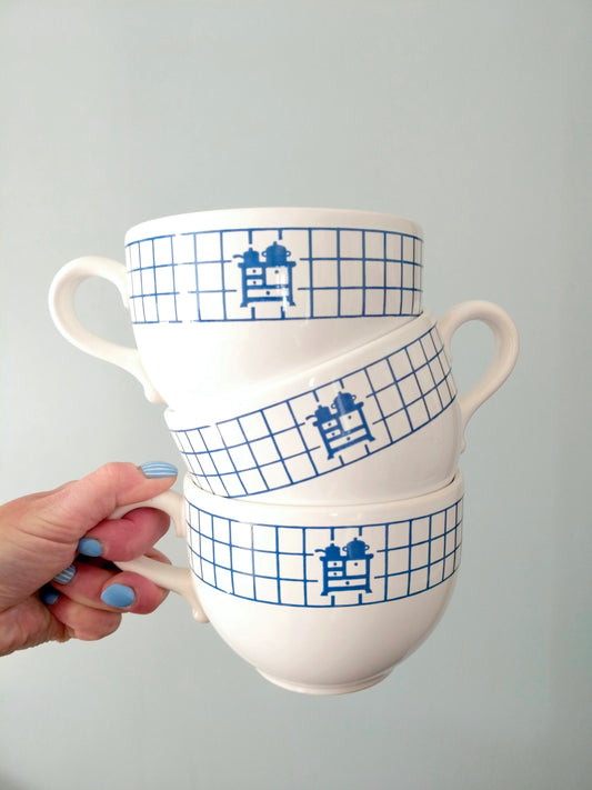 Très grosse tasse/ gros bol à anse en porcelaine Waechtersbach Germany à l'unité