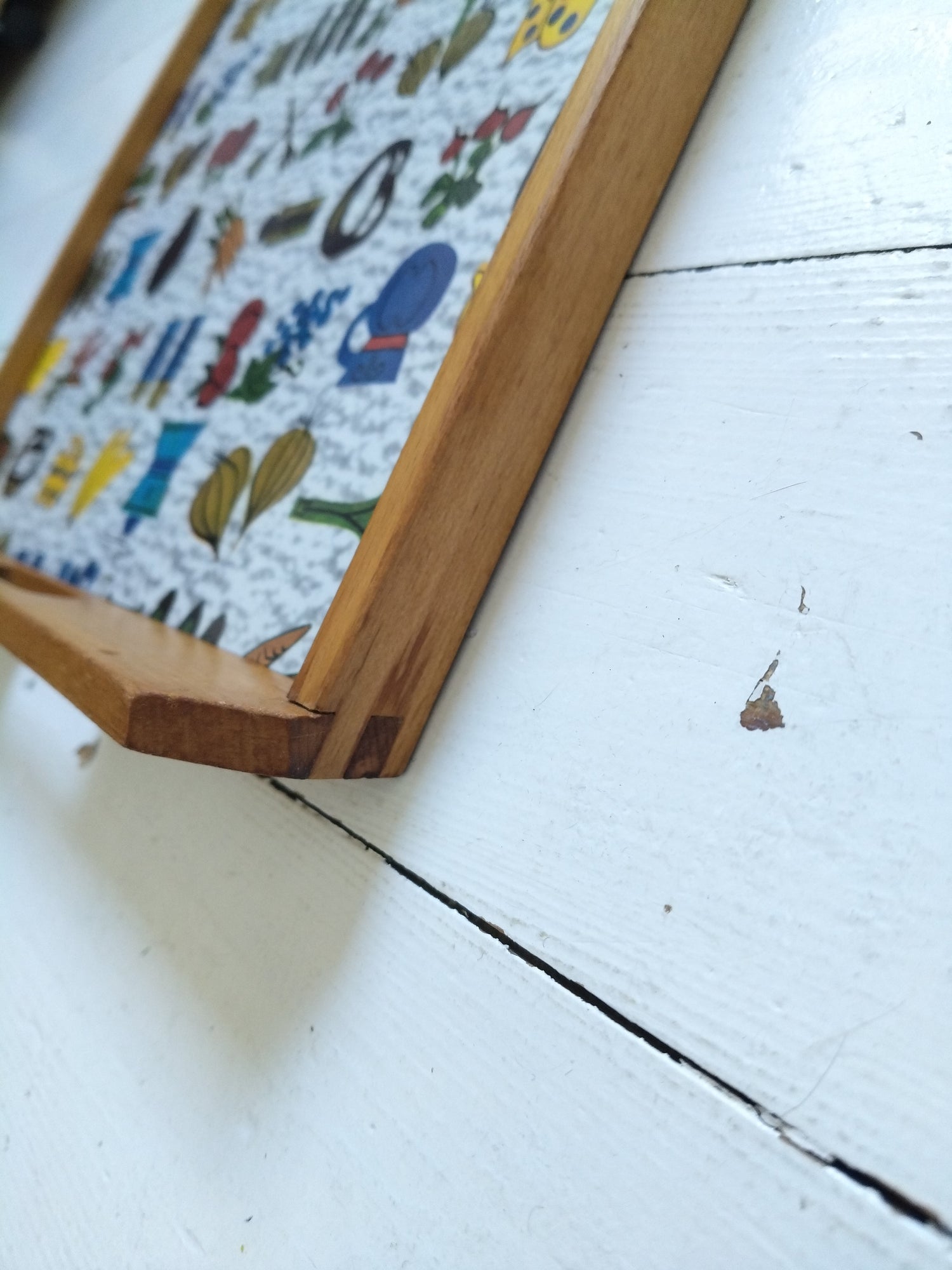Plateau bois et plastique mélaminé 60's - cetaitmieuxavant