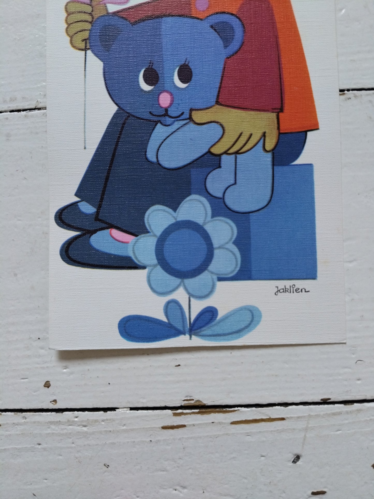 Ancienne carte postale Jaklien Moerman 70's au choix