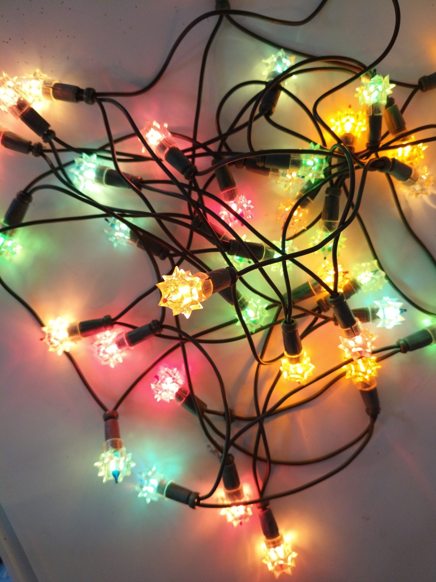 Guirlande de Noël multicolore lumineuse