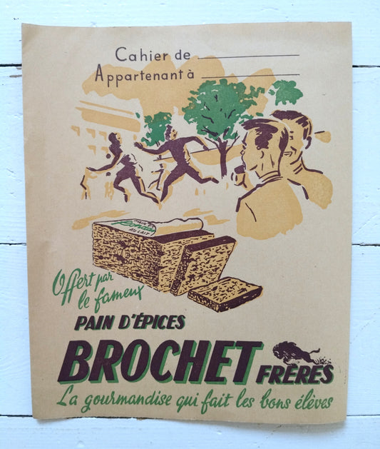 Protège-cahier publicitaire Brochet en papier A5