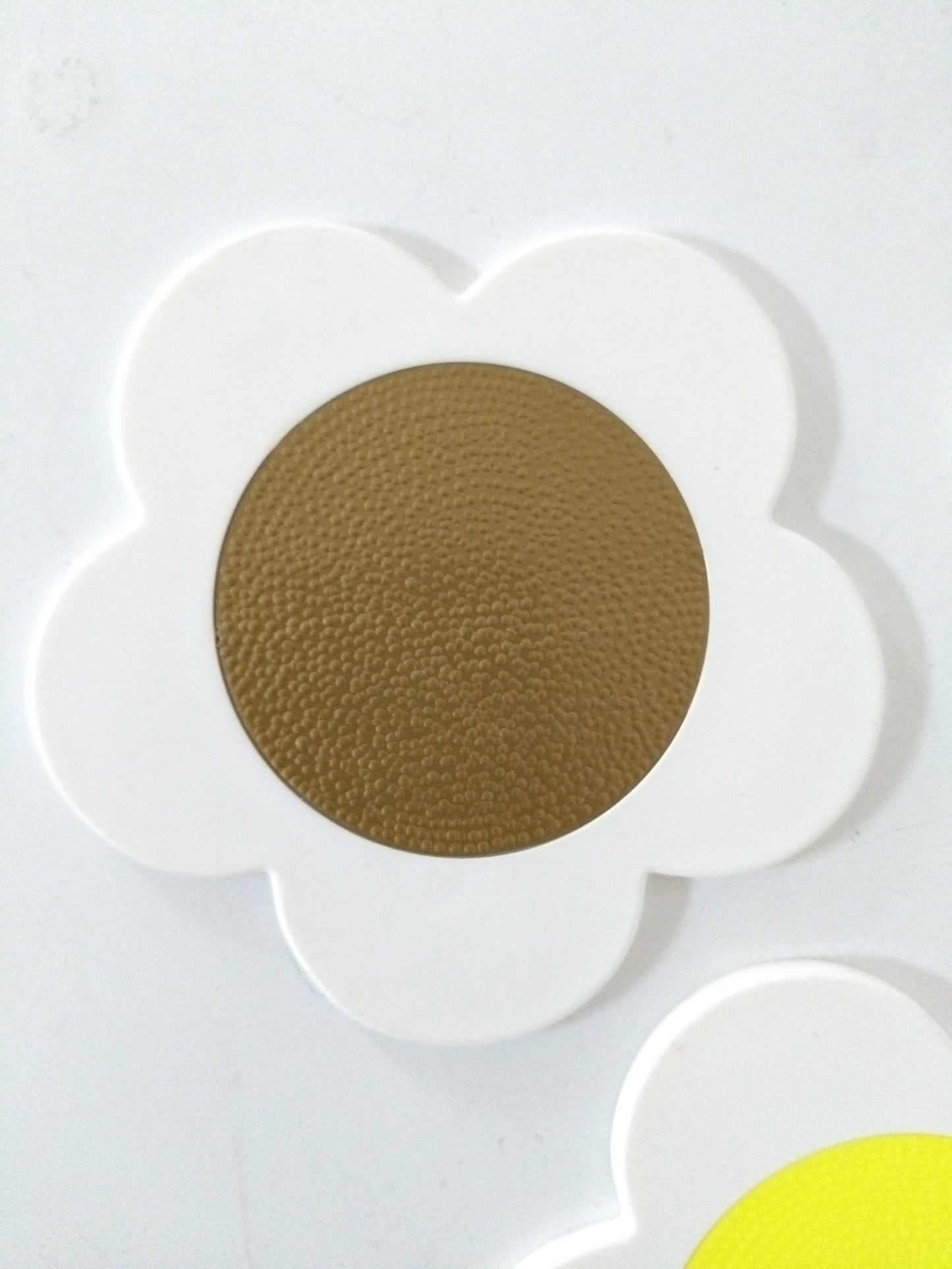 Ensemble de 6 sous-verres fleur en plastique