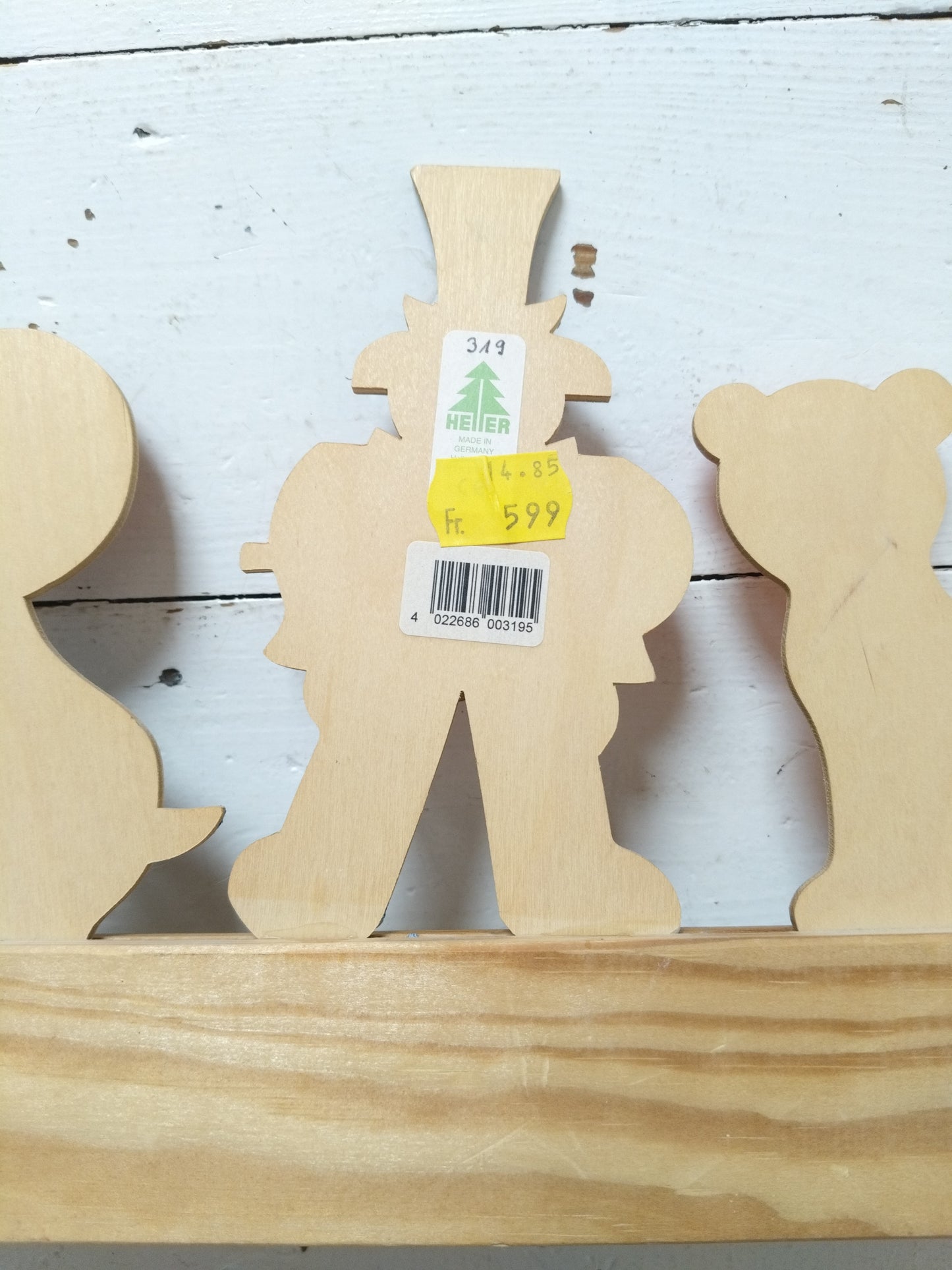 Porte-manteau en bois Ralf Heller West Germany - cetaitmieuxavant