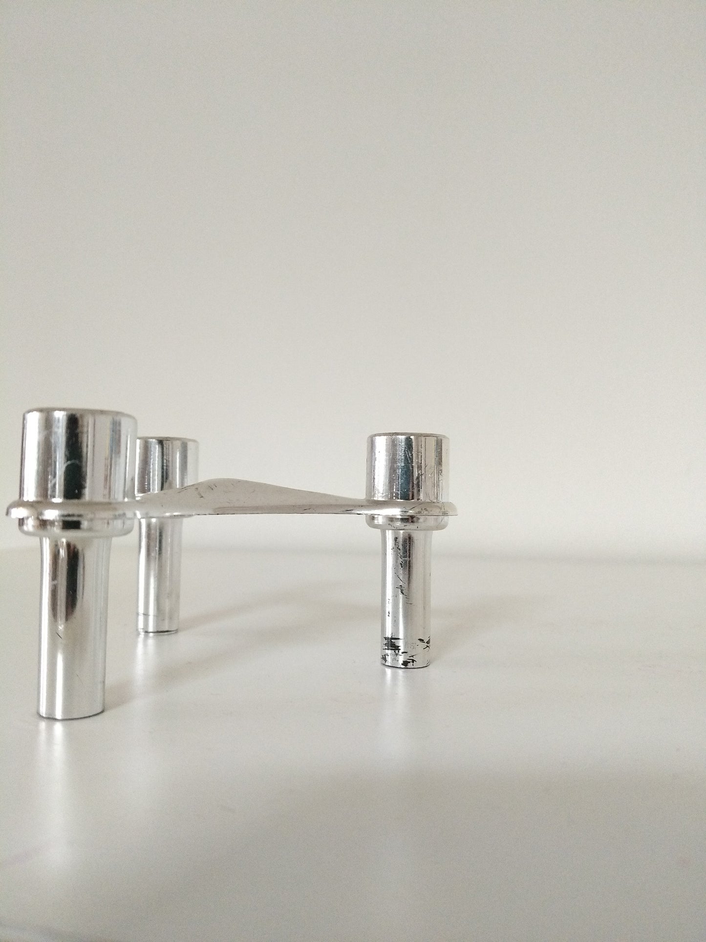 Ensemble de 3 bougeoirs en plastique Seca