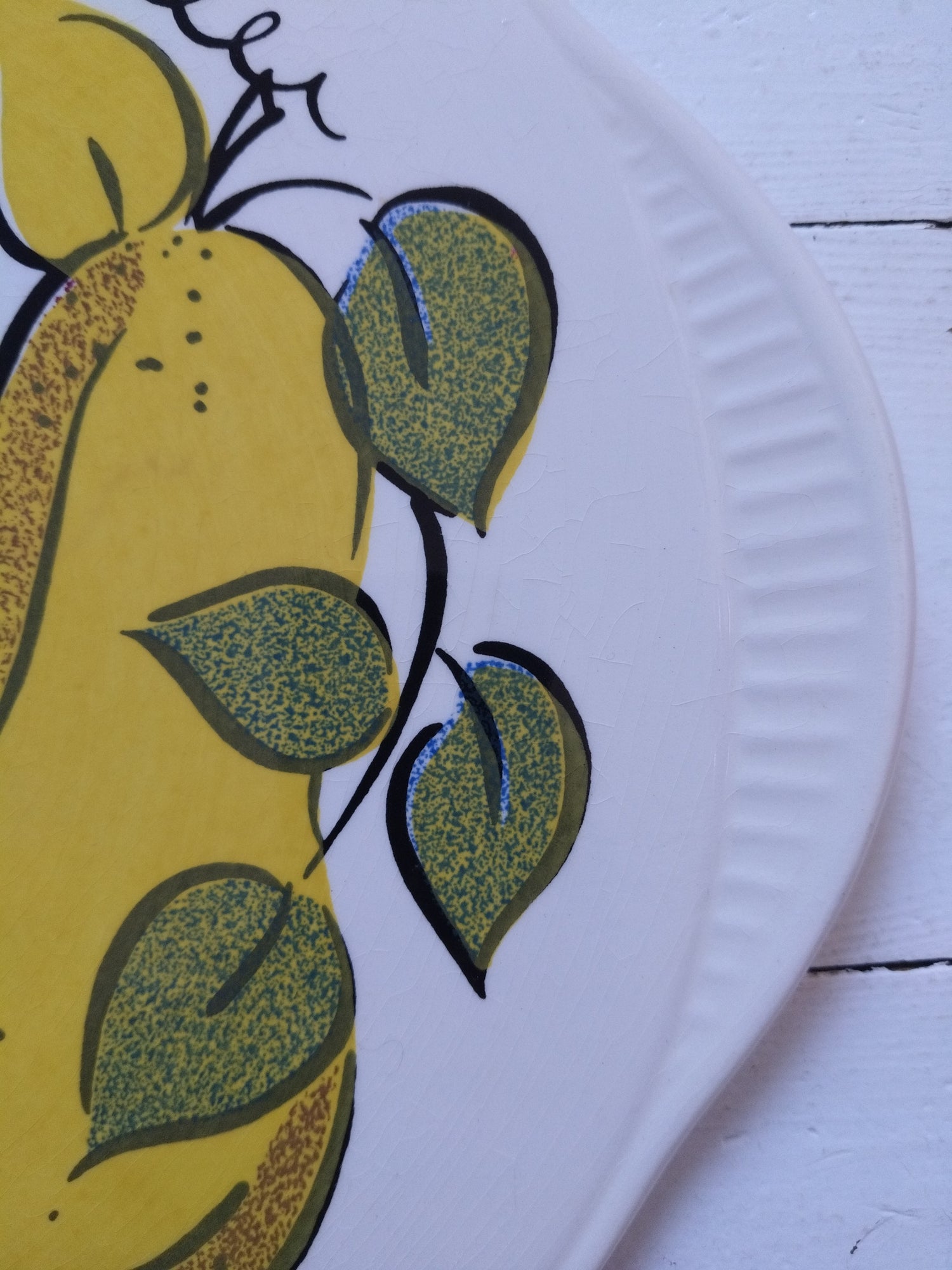 Plat à gâteau/ tarte/ service en céramique Staffel Stoneware Germany - cetaitmieuxavant