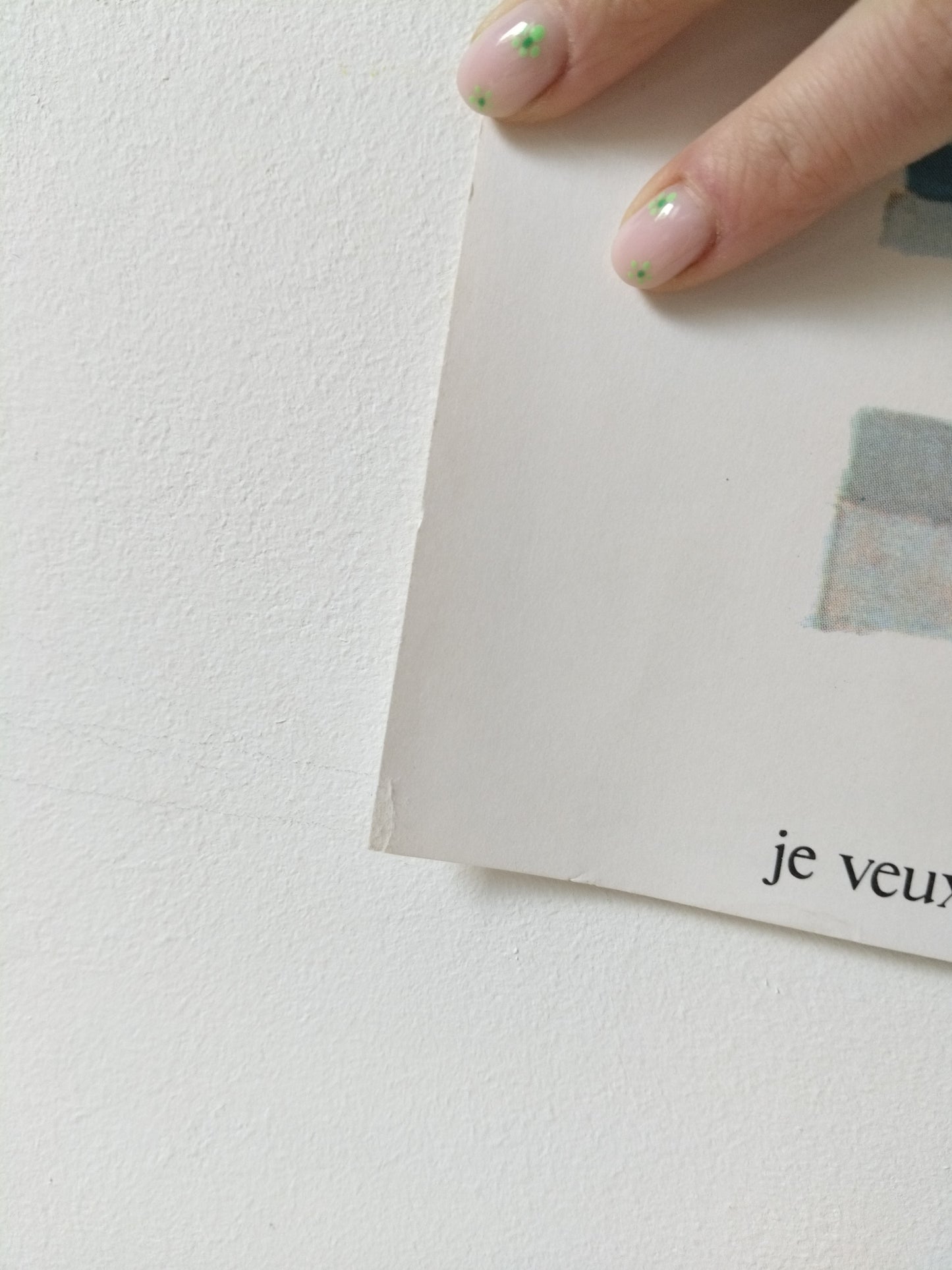 Ancienne affiche scolaire recto verso "je veux lire" 39 Hachette Rossignol