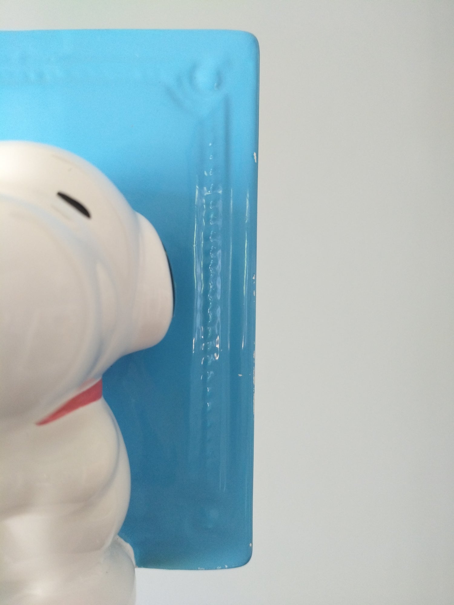 Tirelire Snoopy saxophoniste livre en céramique Peanuts United Feature Syndicate Denz - cetaitmieuxavant
