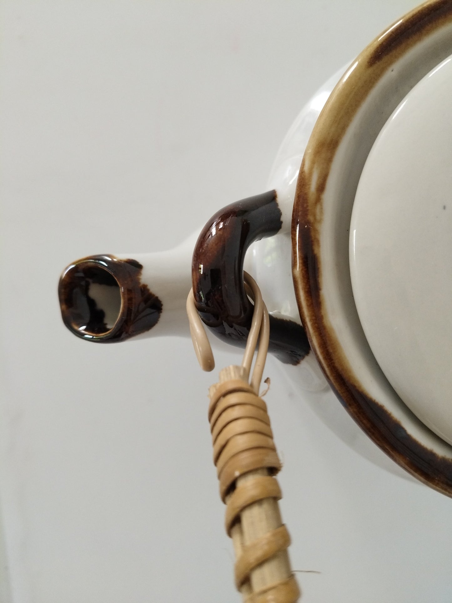 Théière ou ensemble sucrier + crémier en grès au choix