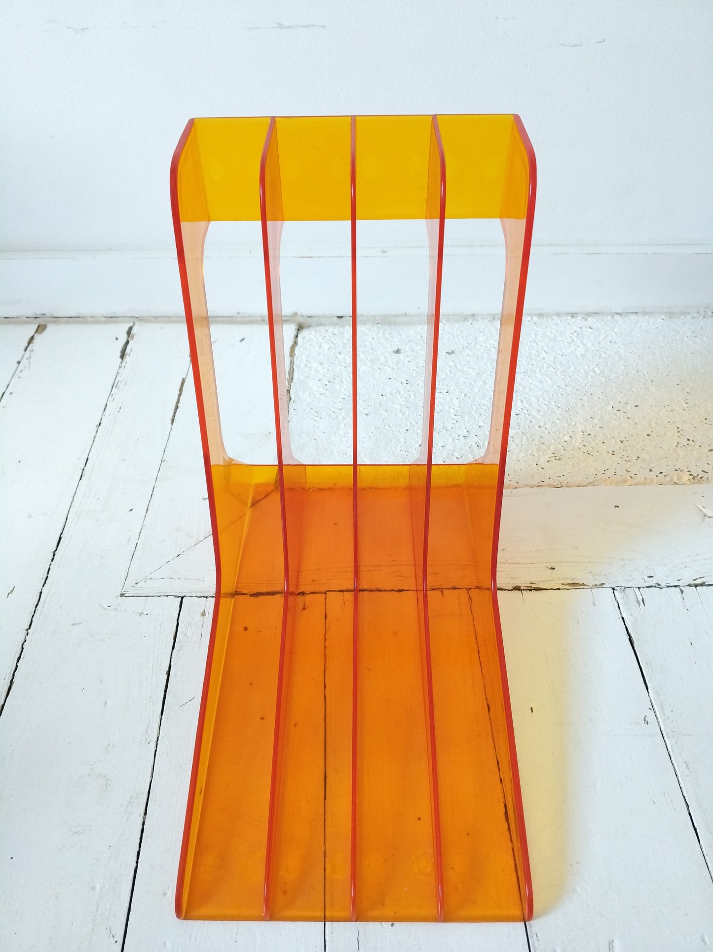 Range-vinyles 33T en plexi orange !!priorité à Mathilde!!