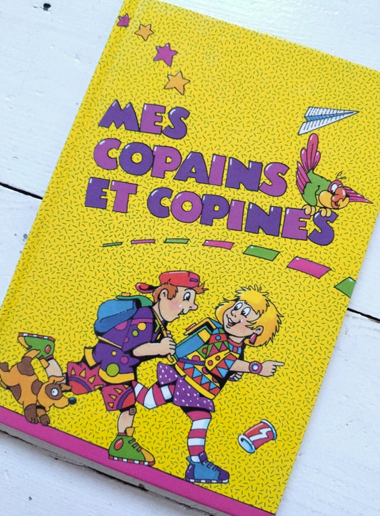 Carnet/ livre d'amitié "mes copains et copines" de Henzo 90's