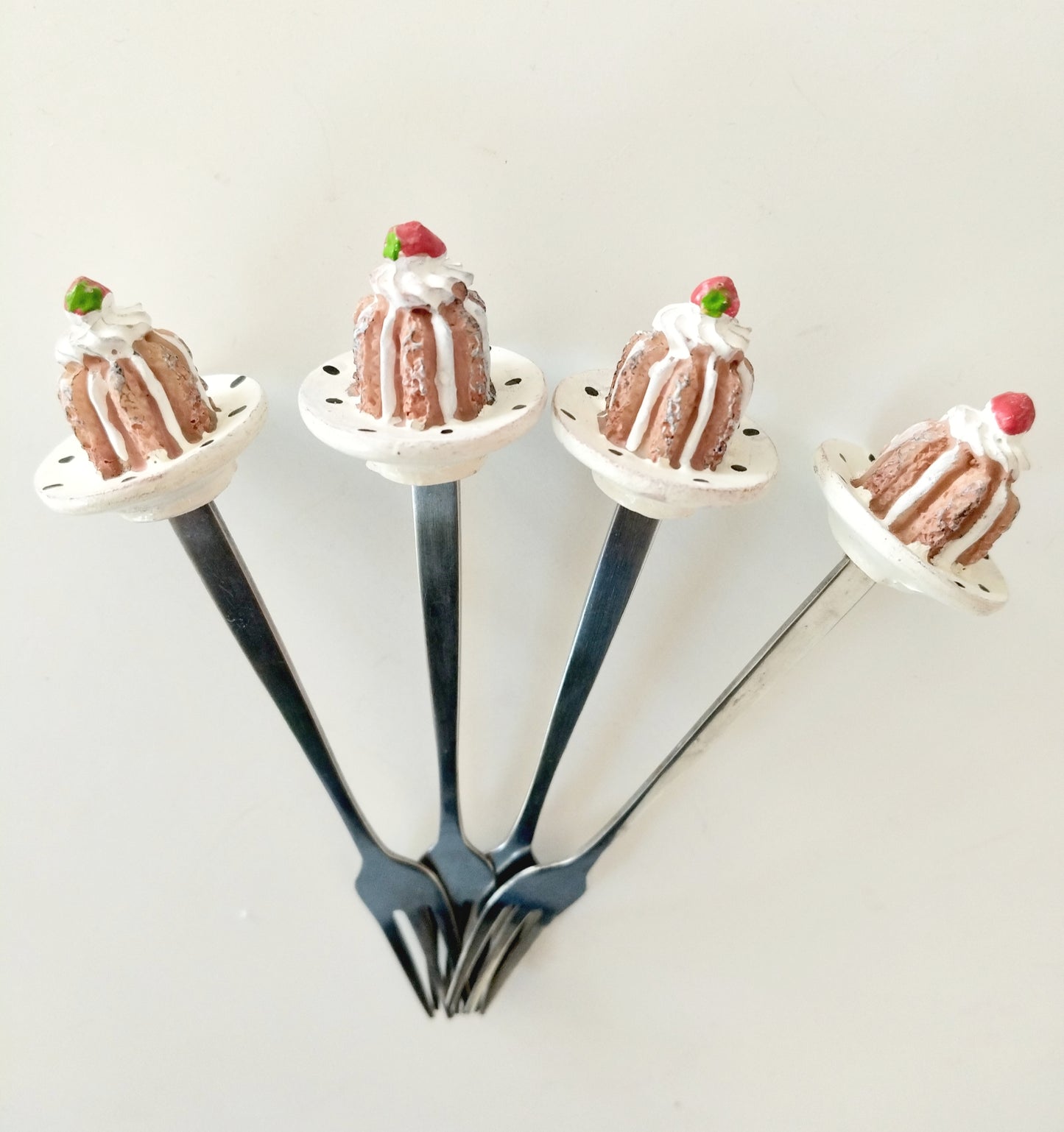 4 petites fourchettes à dessert Stainless Steel - cetaitmieuxavant