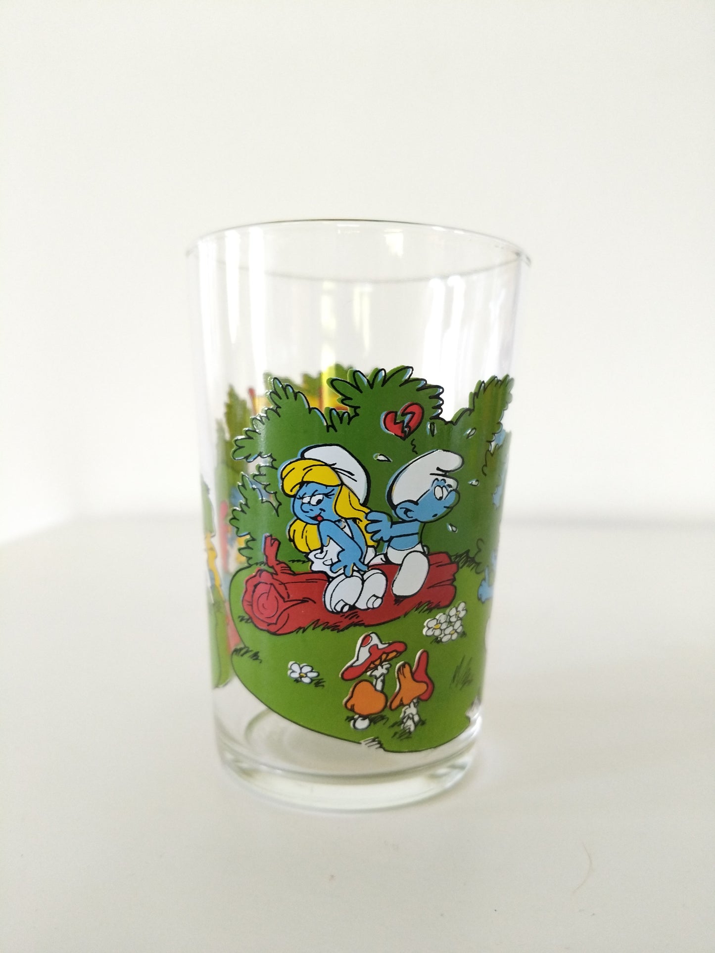 Verre publicitaire Bénédictin Schtroumpfs Peyo 1985-1986 au choix - cetaitmieuxavant