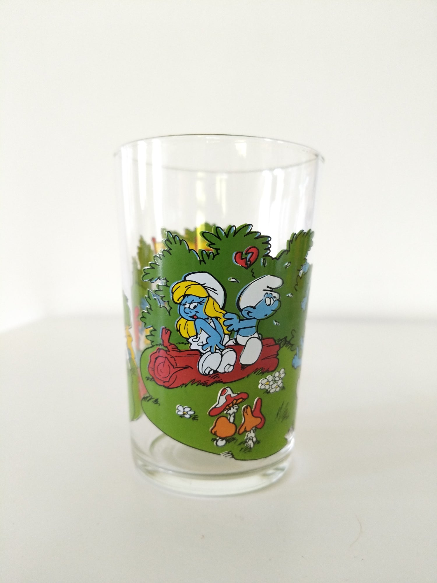 Verre publicitaire Bénédictin Schtroumpfs Peyo 1985-1986 au choix - cetaitmieuxavant