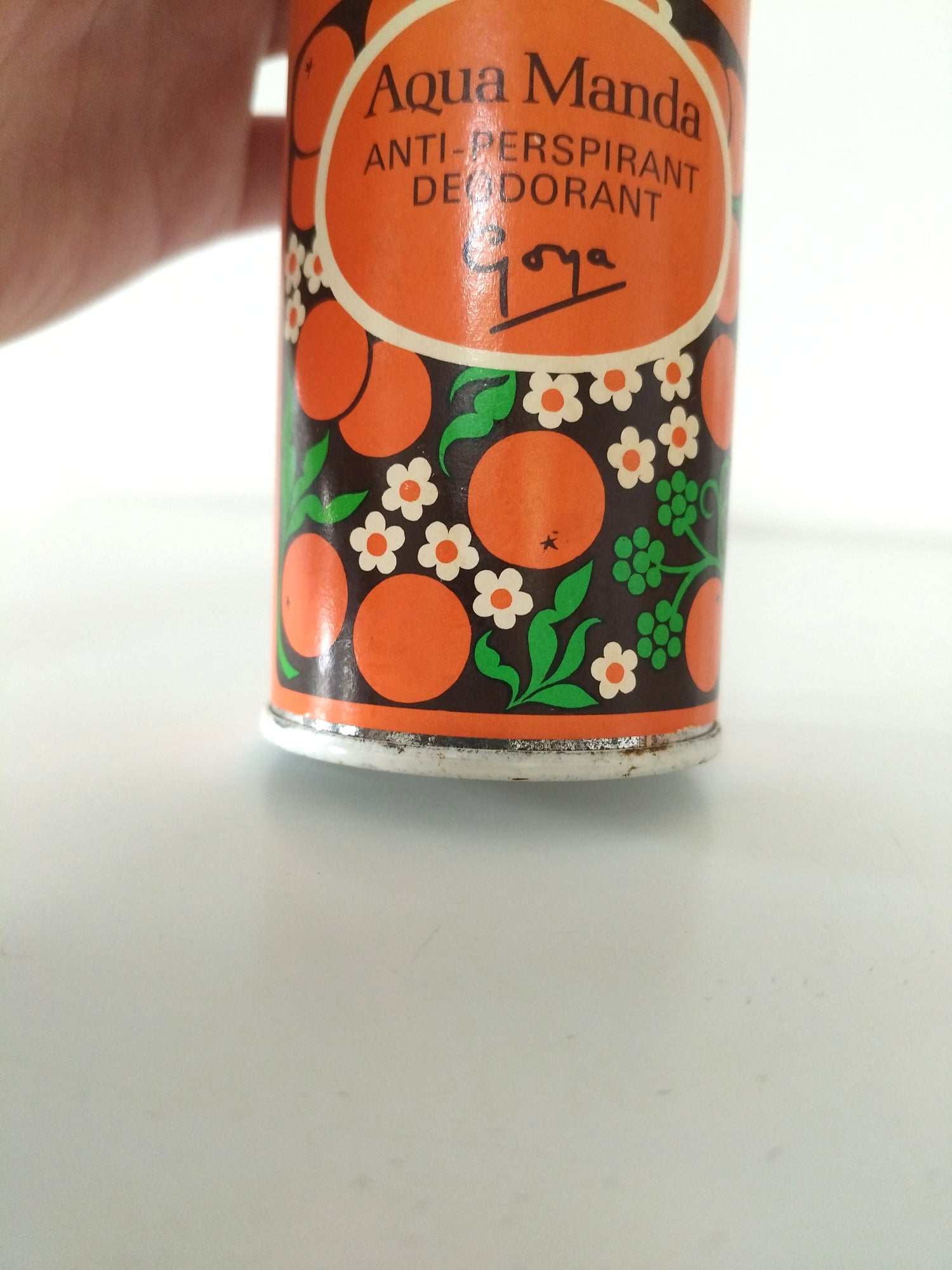 Déodorant anti-perspirant vaporisateur Aqua Manda Goya 70's - cetaitmieuxavant