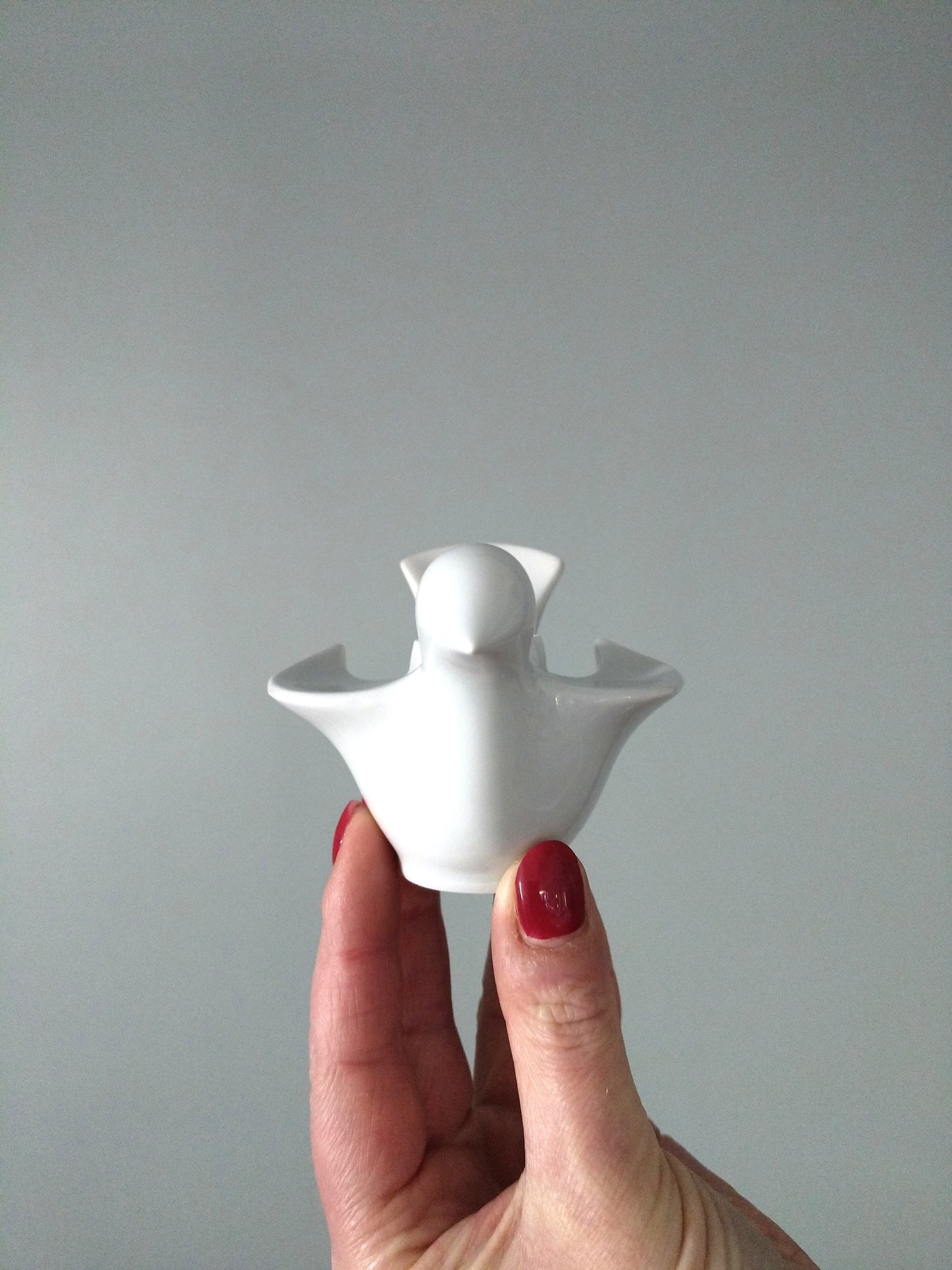 Bougeoir colombe en porcelaine Bareuther Bavaria