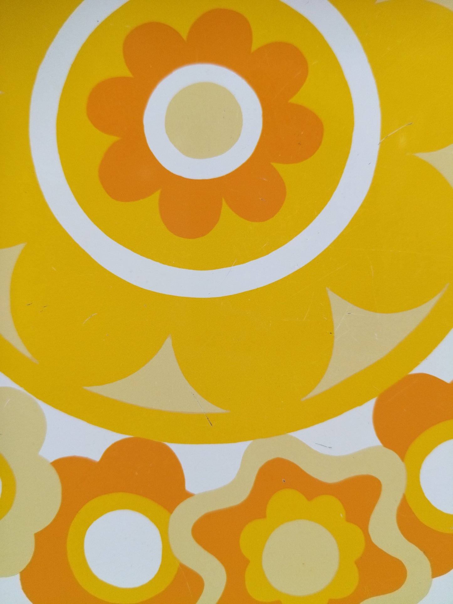 Plateau métallique rond Lollipop J.R.M design by Ian Logan England