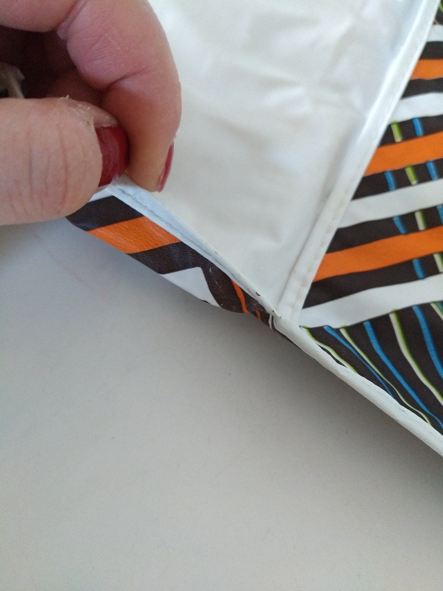 Pochette plate en vinyle vintage