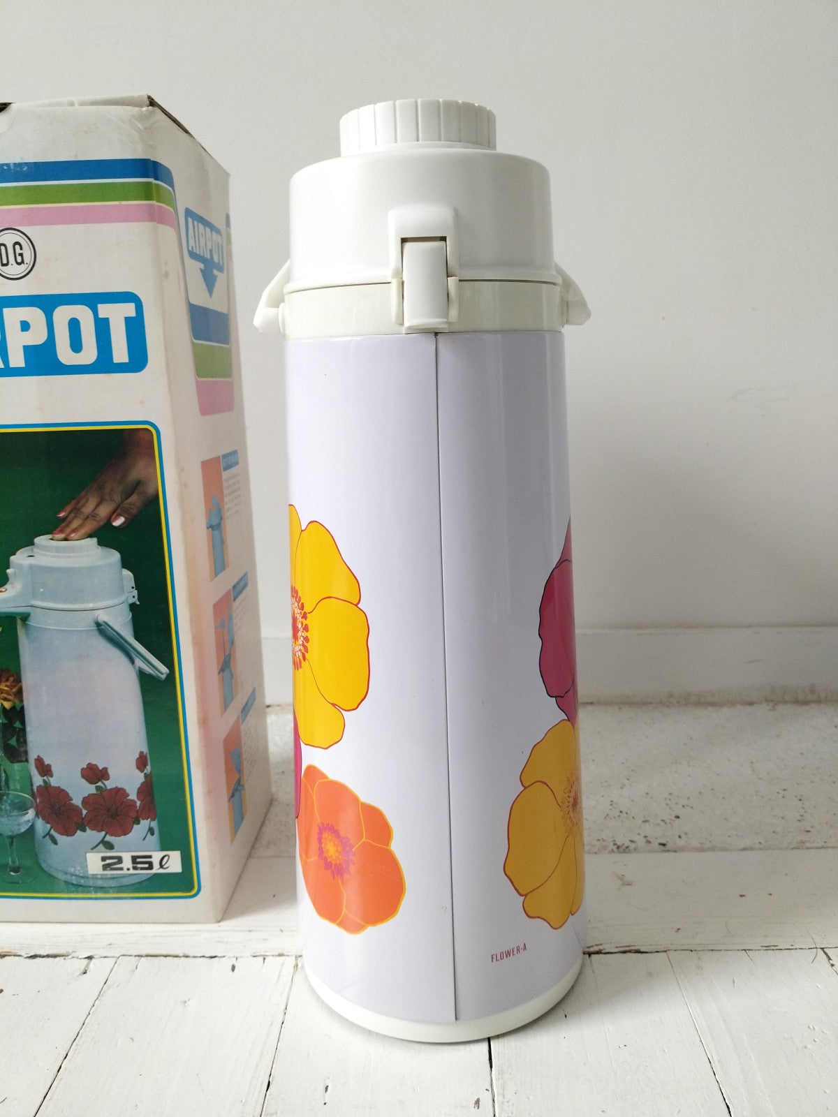 Thermos/ distributeur de boisson flower power D.G AIRPOT 2,5l