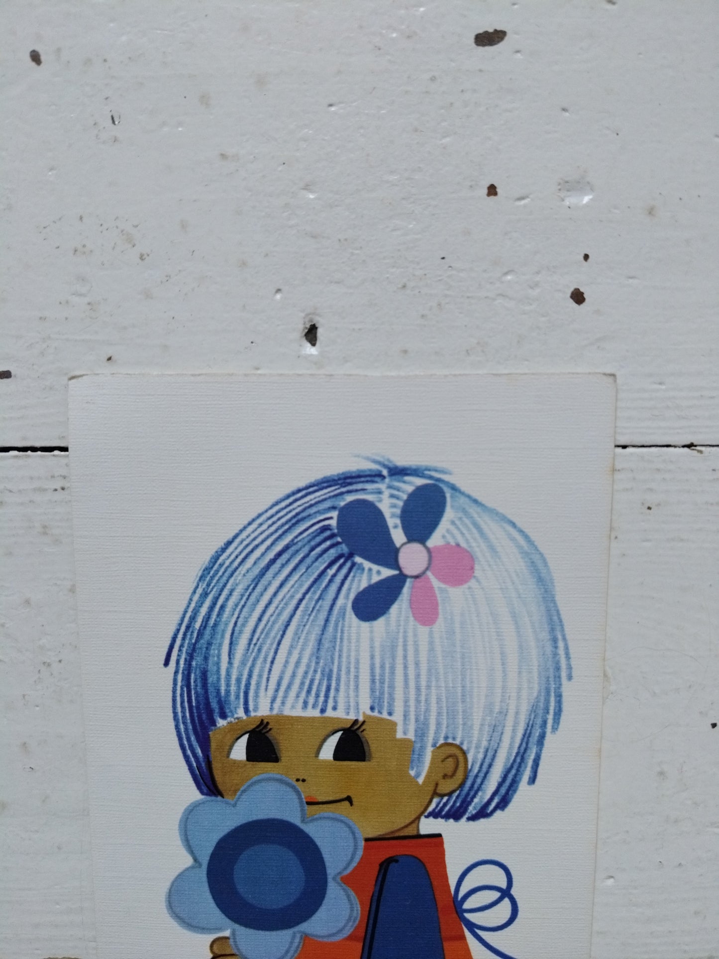 Ancienne carte postale Jaklien Moerman 70's au choix