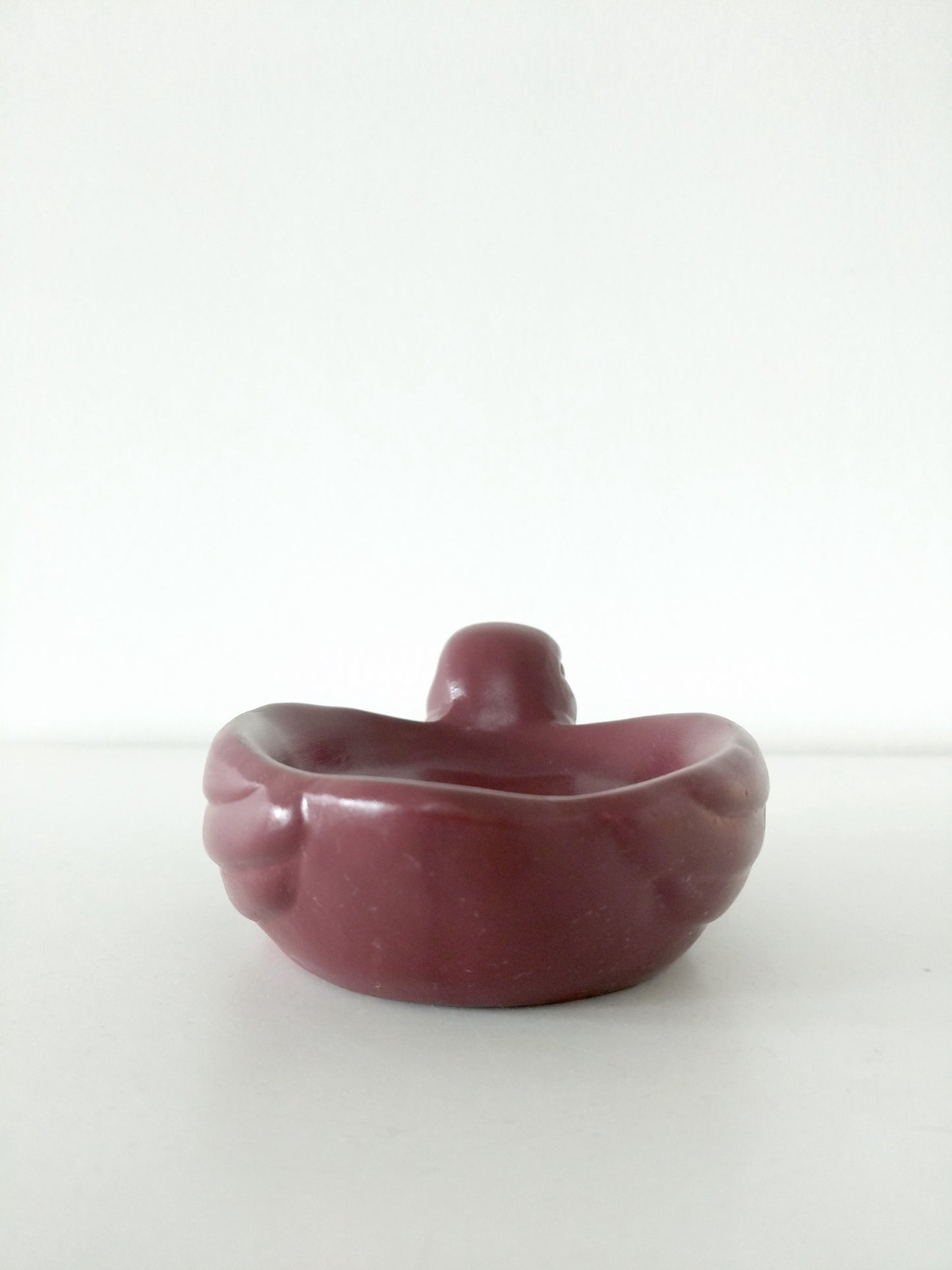 Vide-poches/ porte-savon canard en céramique