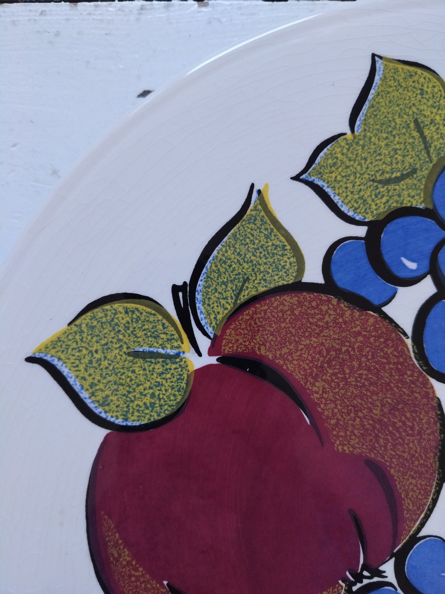 Plat à gâteau/ tarte/ service en céramique Staffel Stoneware Germany - cetaitmieuxavant