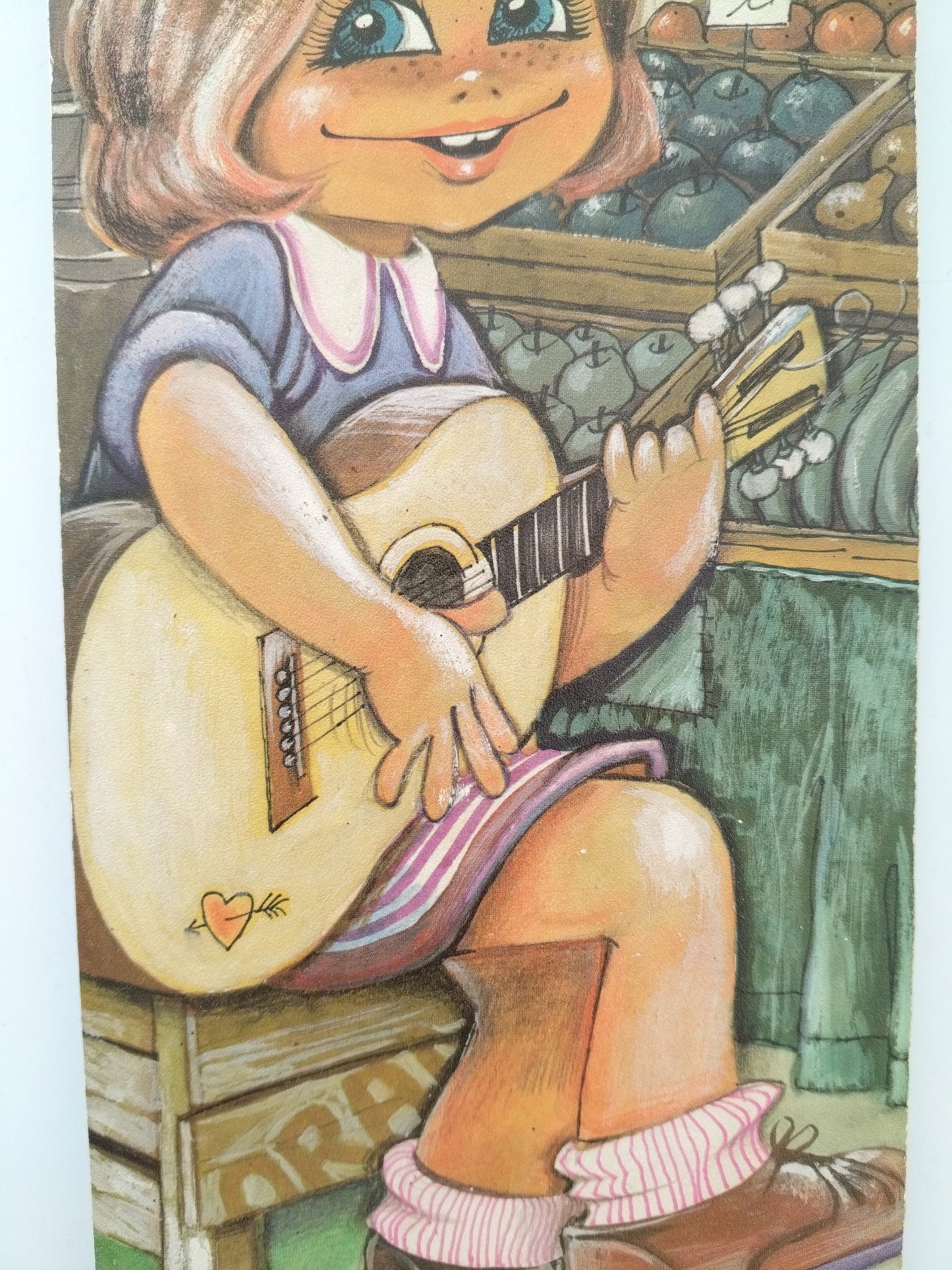 Illustration murale sur bois