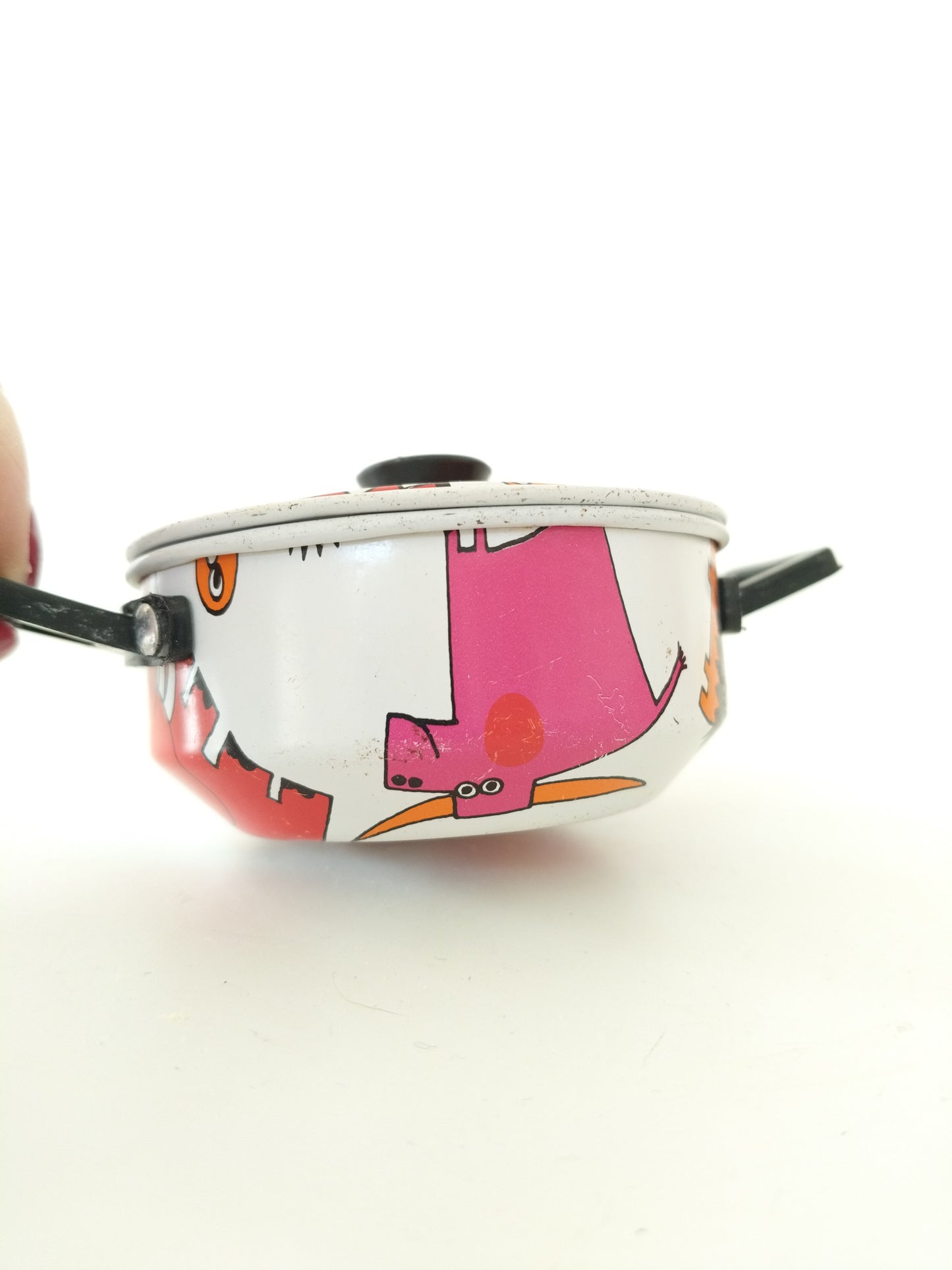 3 éléments de dinette/ casseroles en tôle