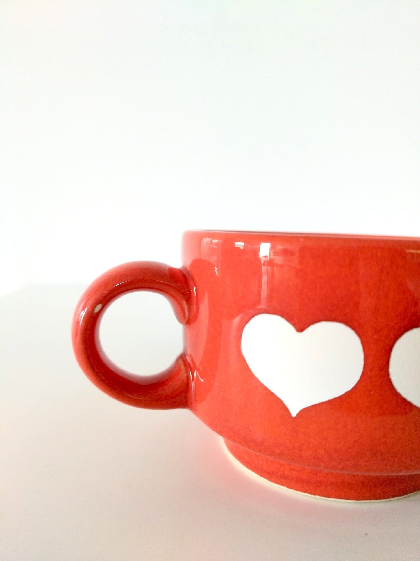Tasse + soucoupe Waechtersbach décor ❤️ (à l'unité) - cetaitmieuxavant