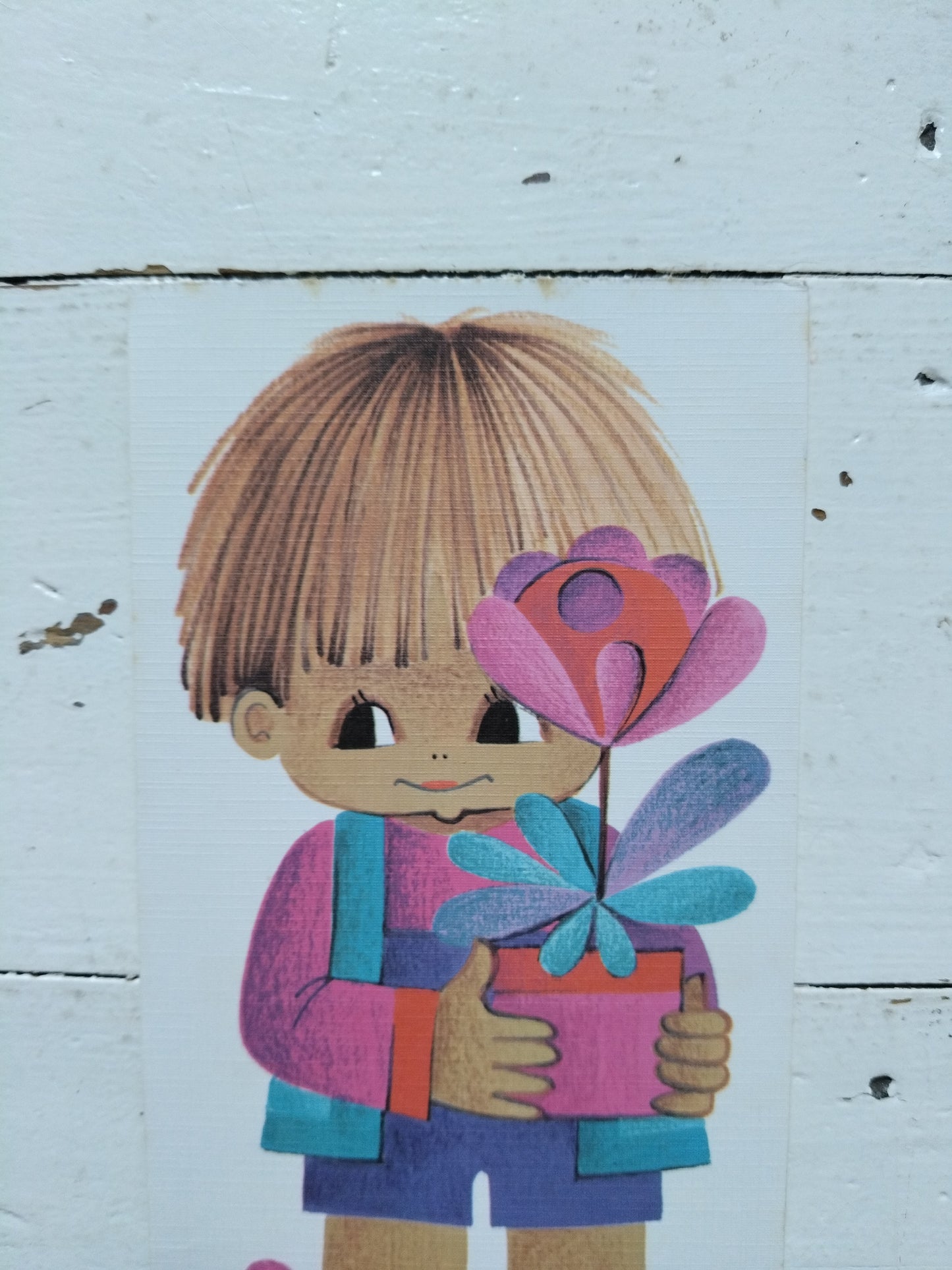 Ancienne carte postale Jaklien Moerman 70's au choix