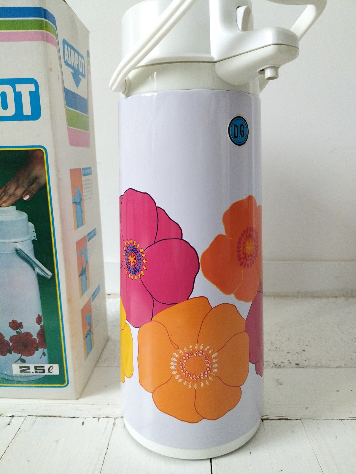 Thermos/ distributeur de boisson flower power D.G AIRPOT 2,5l