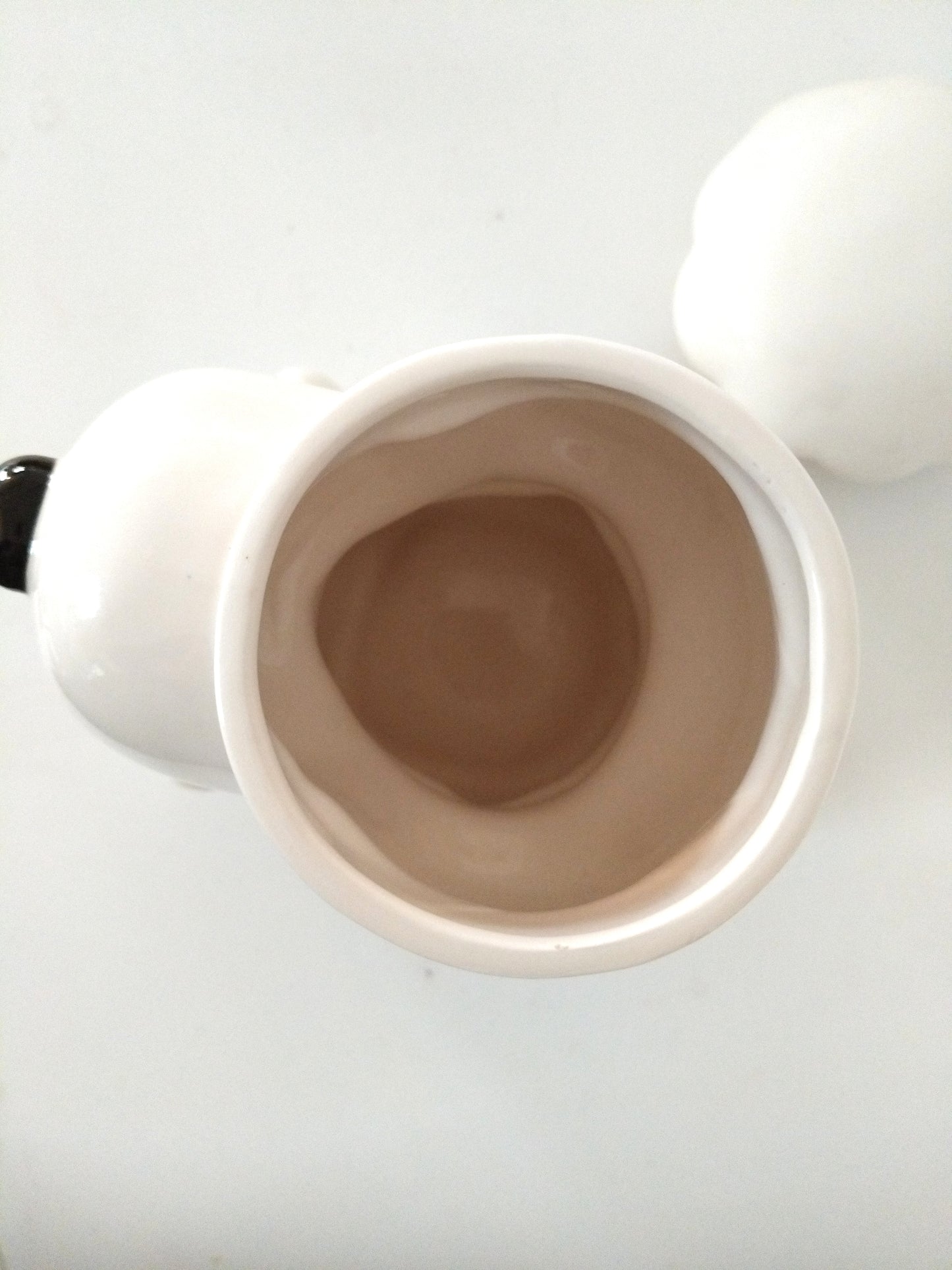 Pot boîte bocal à biscuits en céramique Snoopy cuisinier Japan United Feature Syndicate, Inc 1958-1966