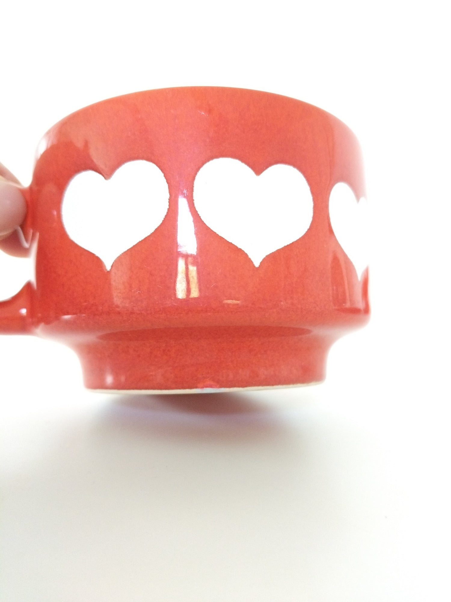 Tasse + soucoupe Waechtersbach décor ❤️ (à l'unité) - cetaitmieuxavant