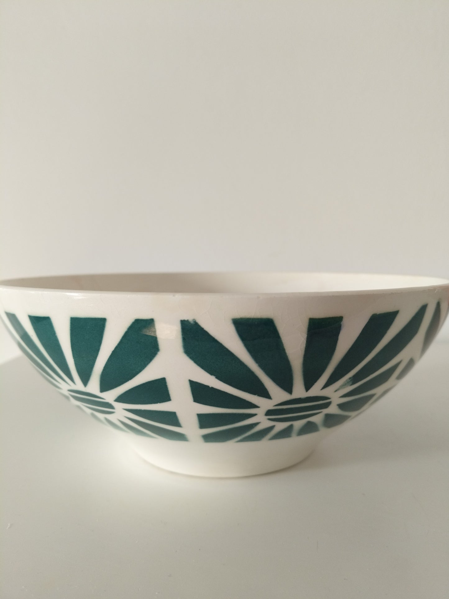 Ancien gros bol/ saladier en porcelaine Digoin Sarreguemines 9719 - cetaitmieuxavant