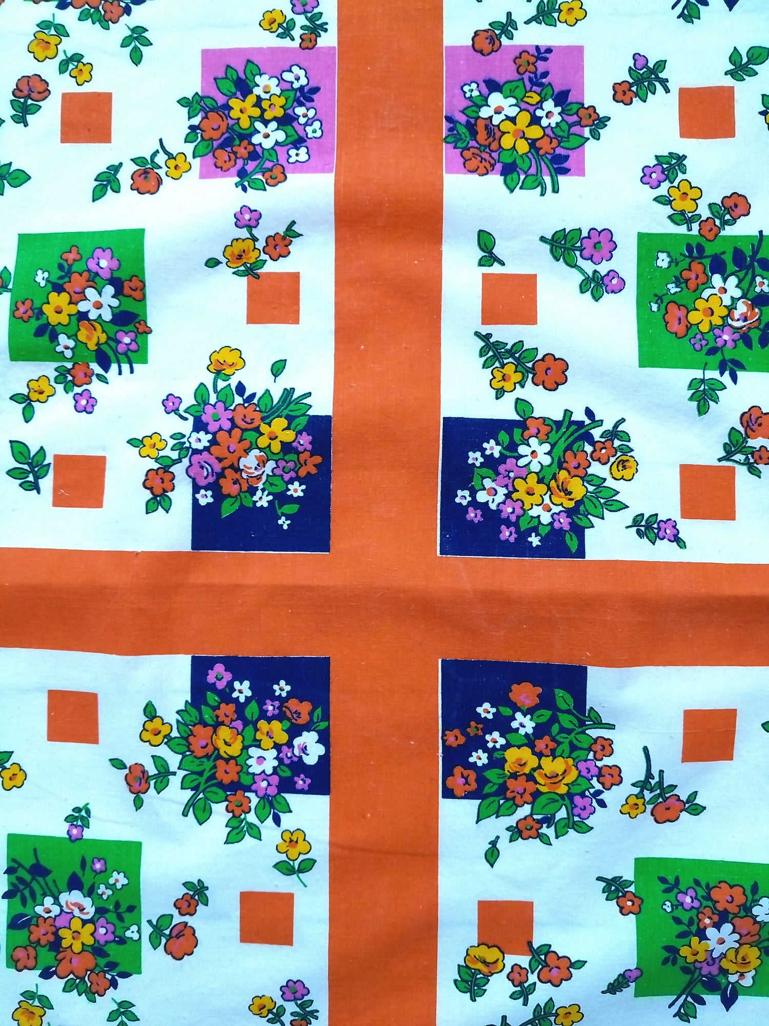 Petite nappe carrée en coton - cetaitmieuxavant