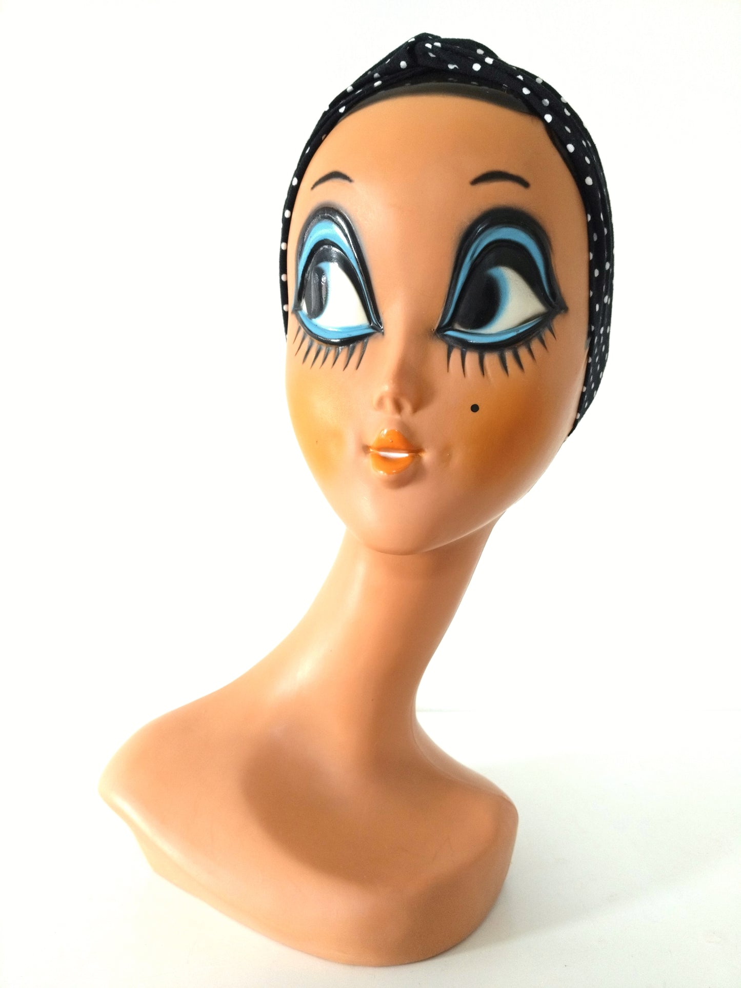 Tête à chapeau Twiggy Huard 1971