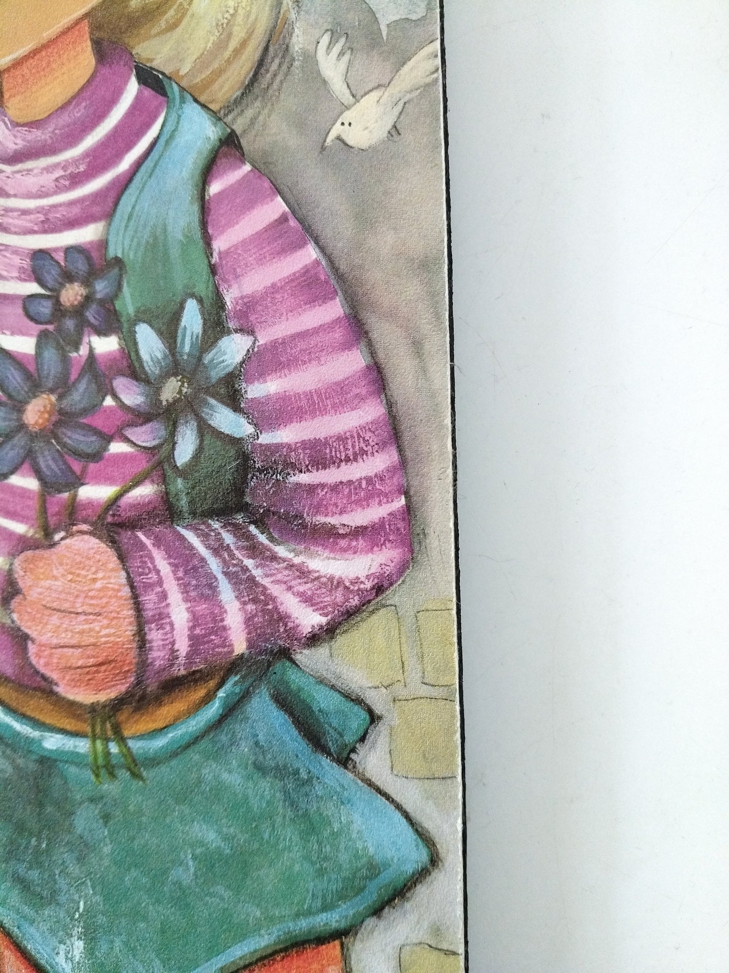 Illustration murale sur bois