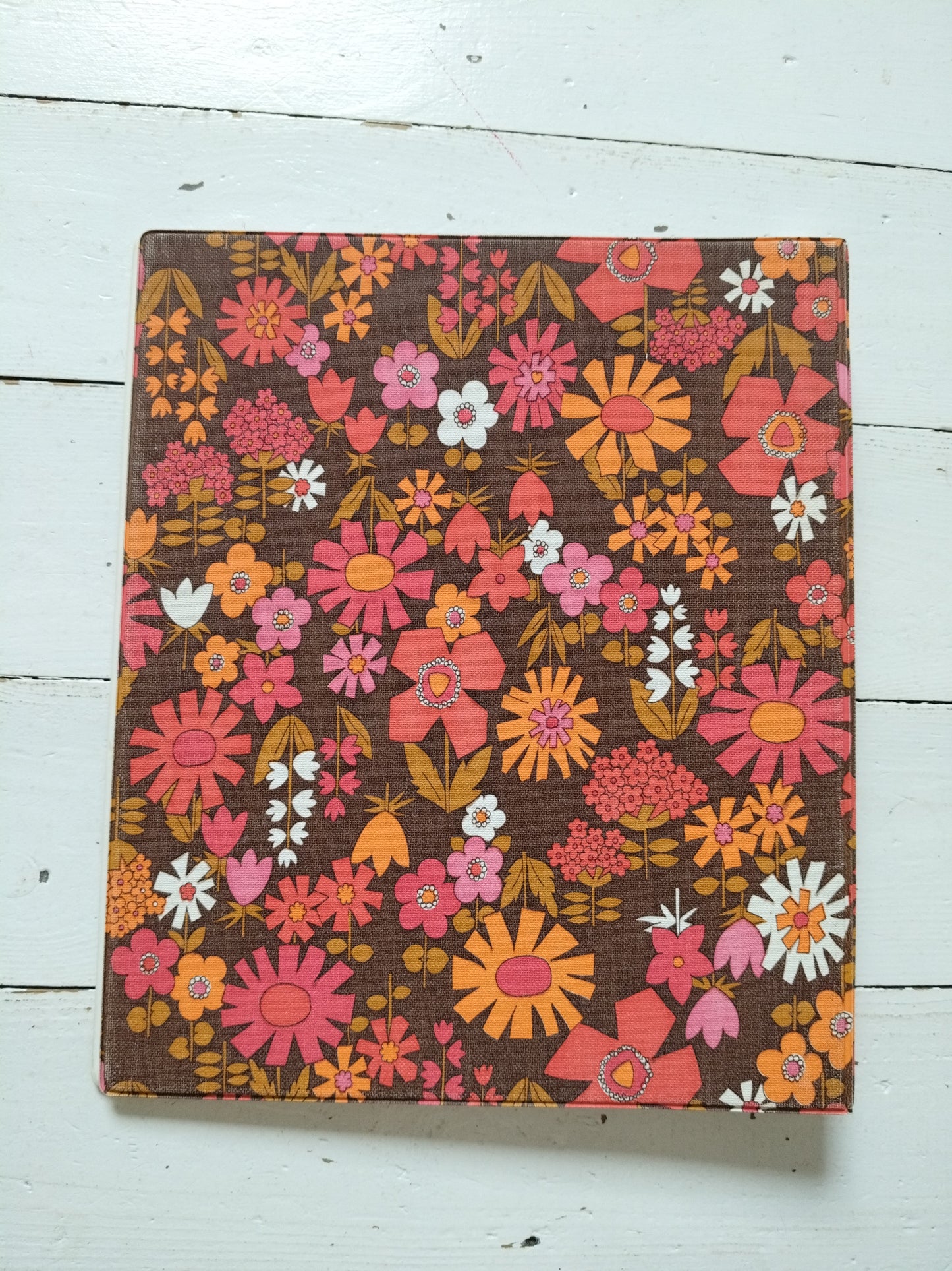 Petit classeur A4 fleurs ou pommes au choix