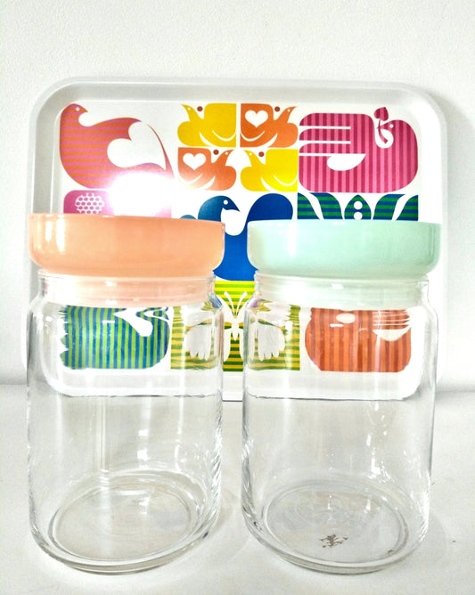 Gros bocal hermétique en verre au choix