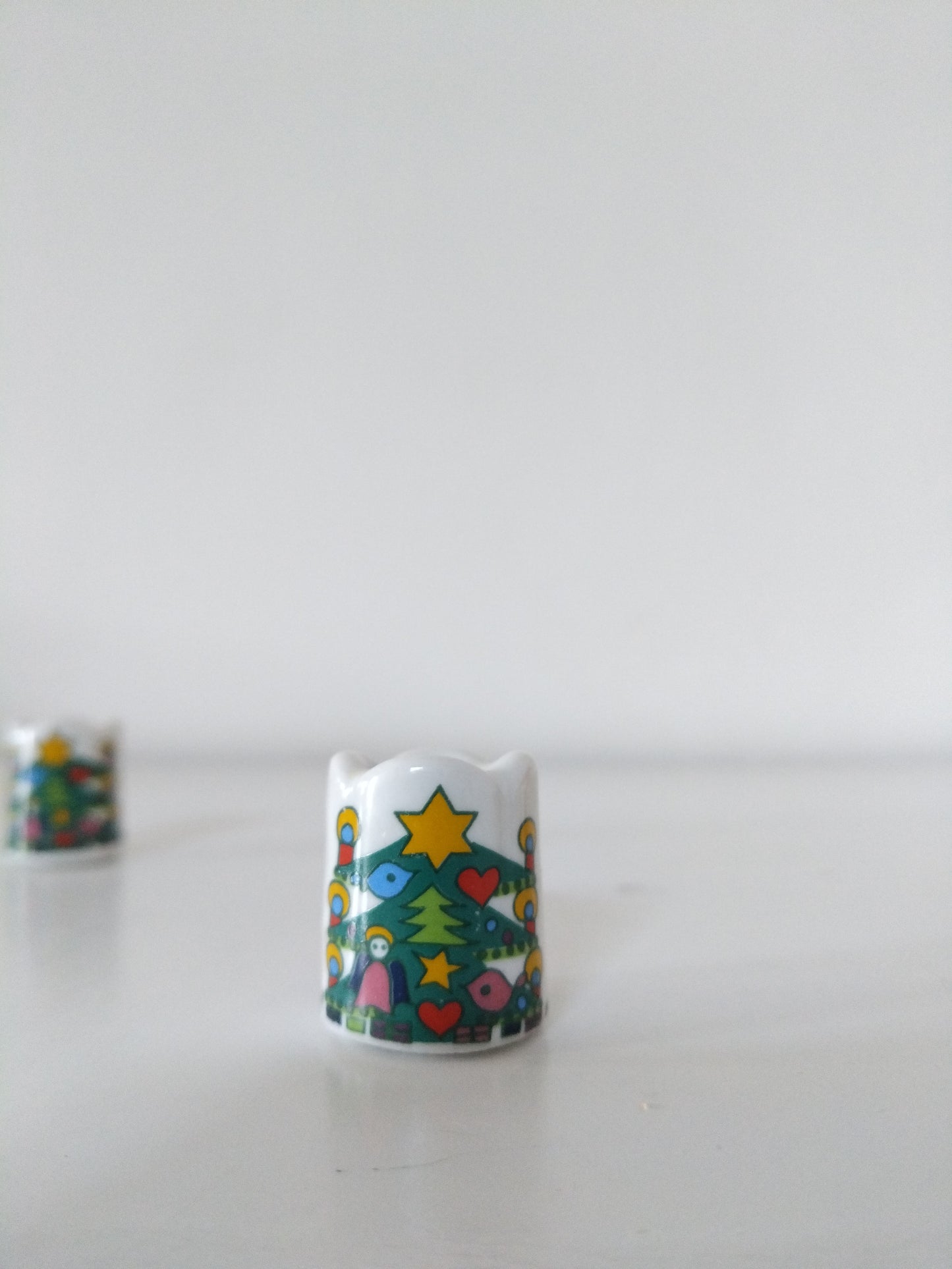 Duo de mini-bougeoirs de Noël Germany + bougies