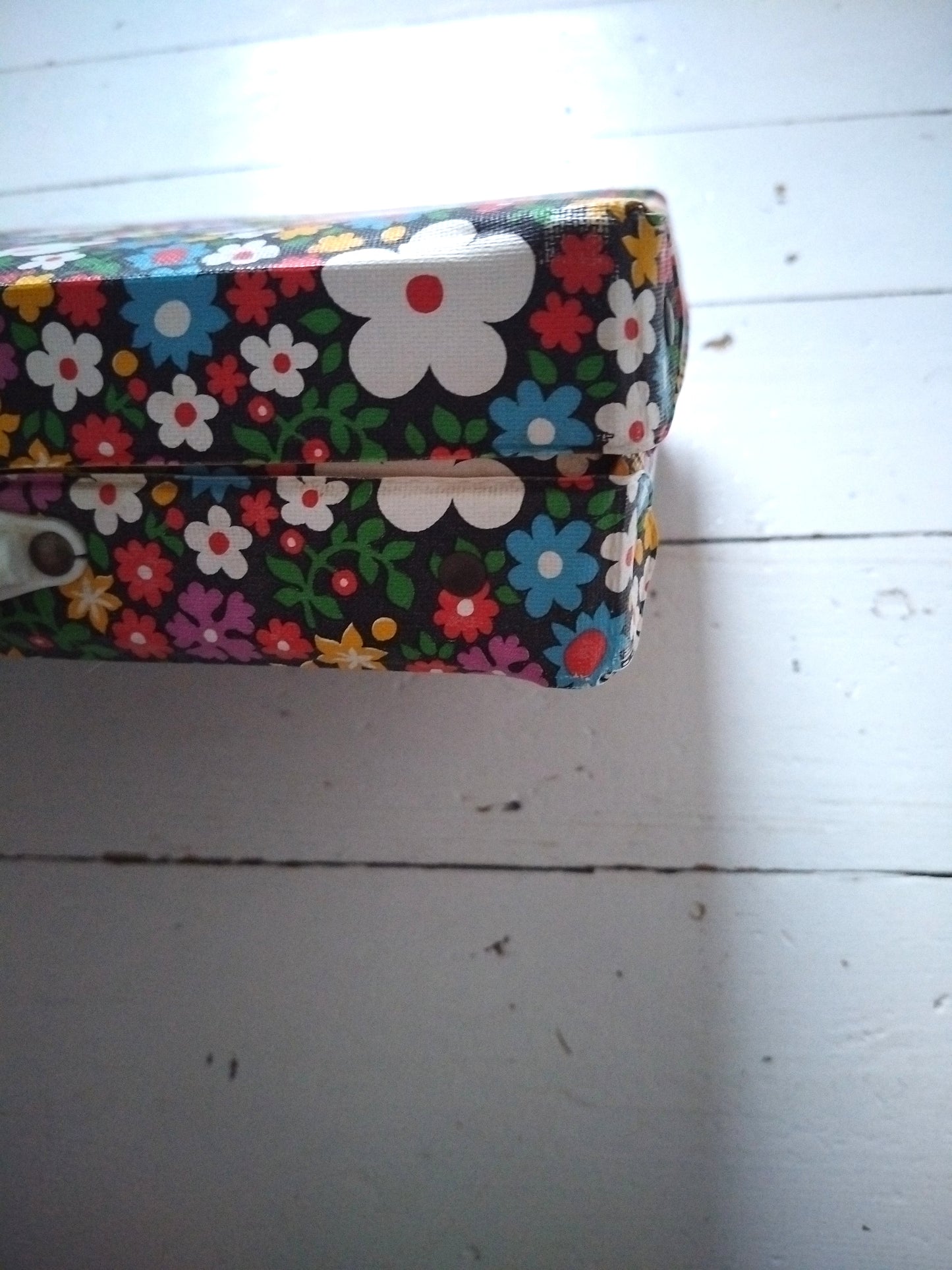 Valisette vintage flower power