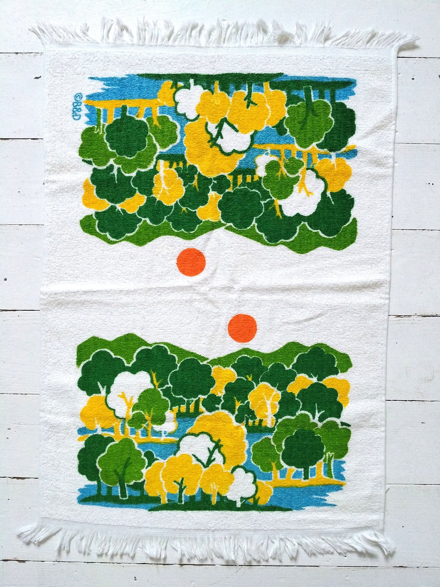 Essuie-mains à franges Cotton & Polyester Blend USA