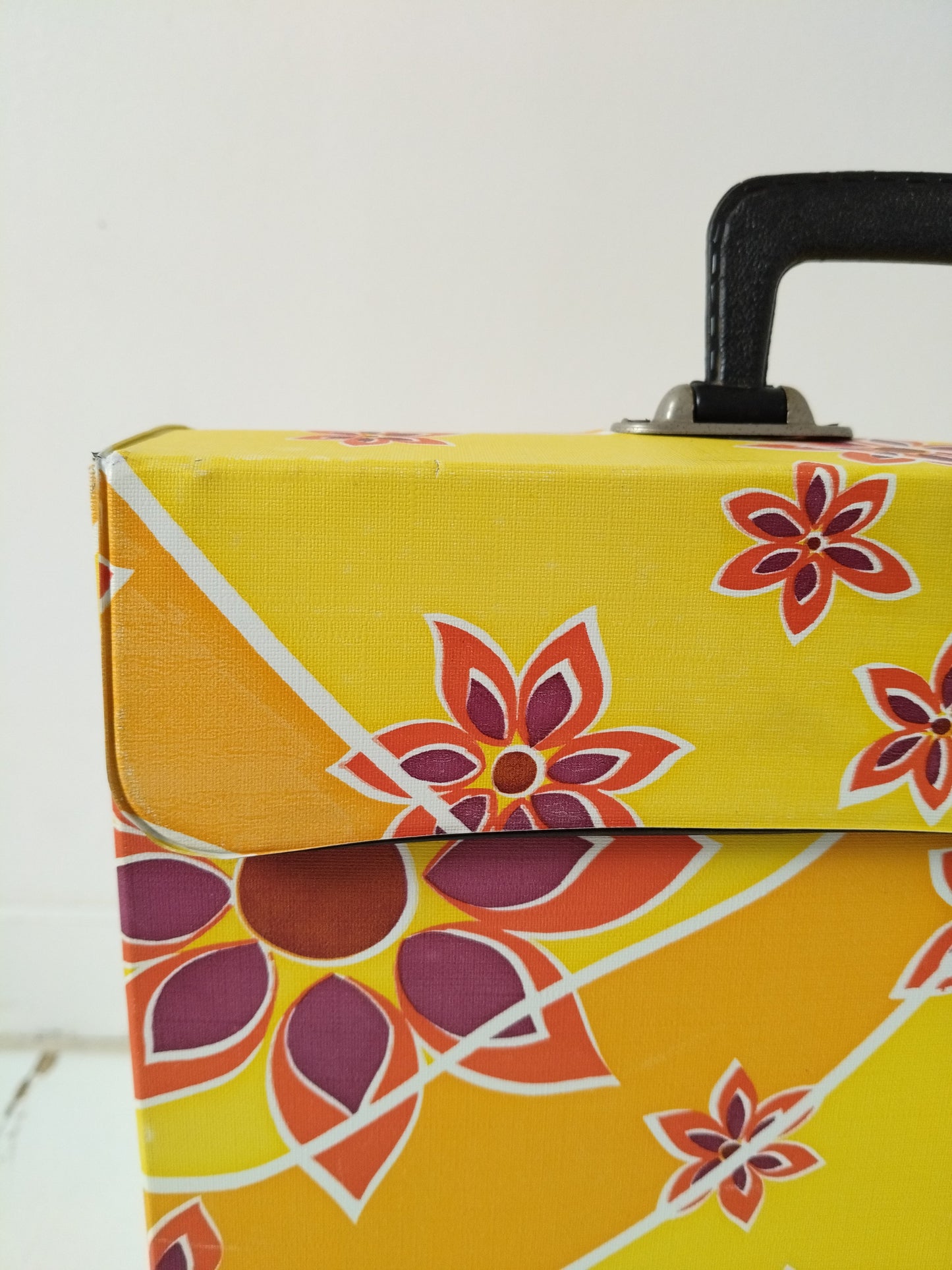 Valisette à vinyles 33T vintage