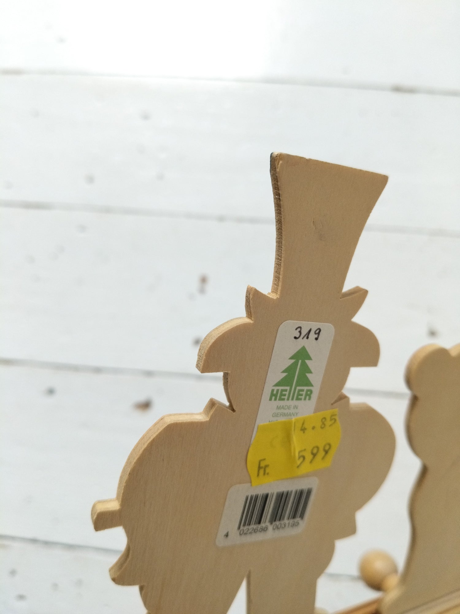Porte-manteau en bois Ralf Heller West Germany - cetaitmieuxavant