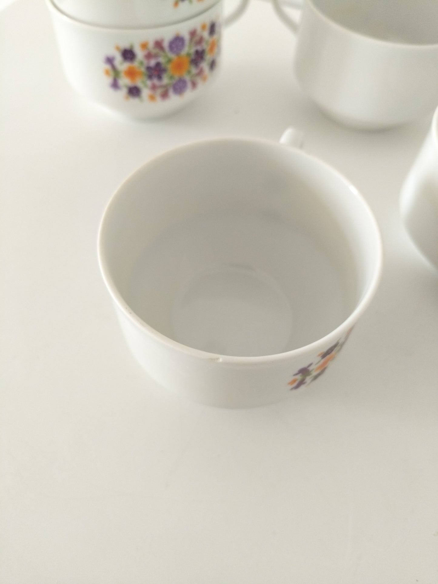 Unité ou duo de tasses + soucoupes en porcelaine Bavaria