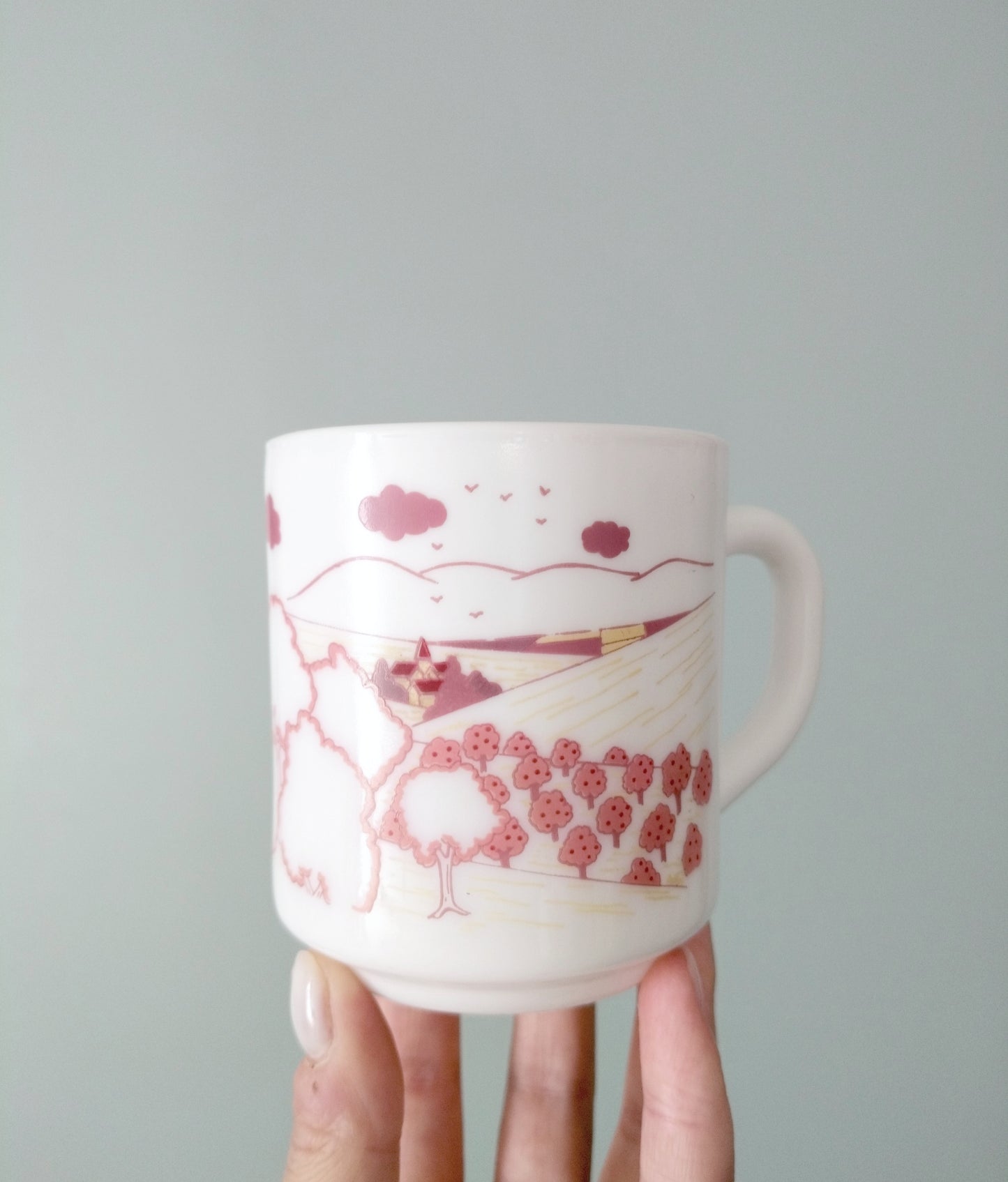 Mug Arcopal village de campagne